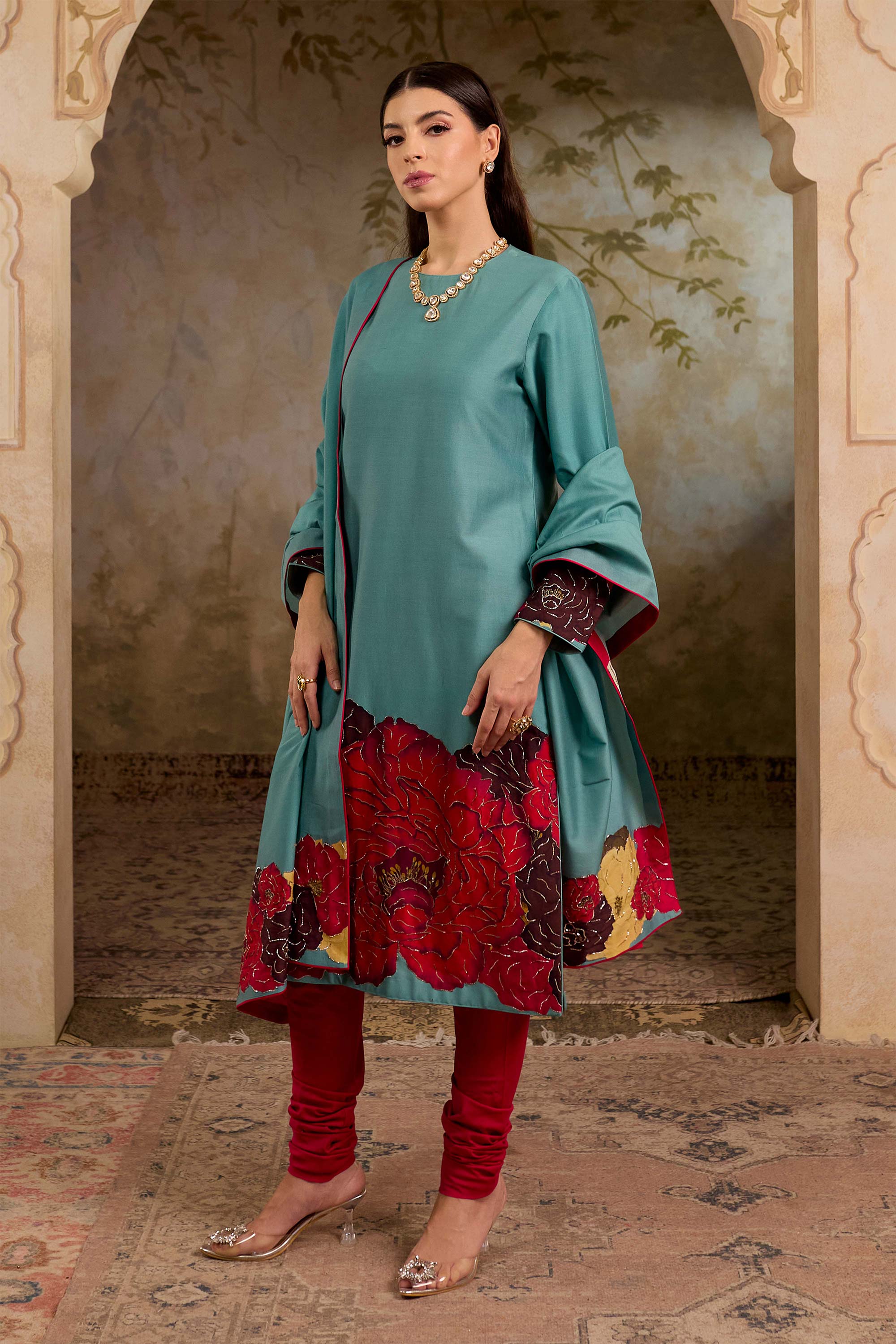 Fulora Print Suit Set