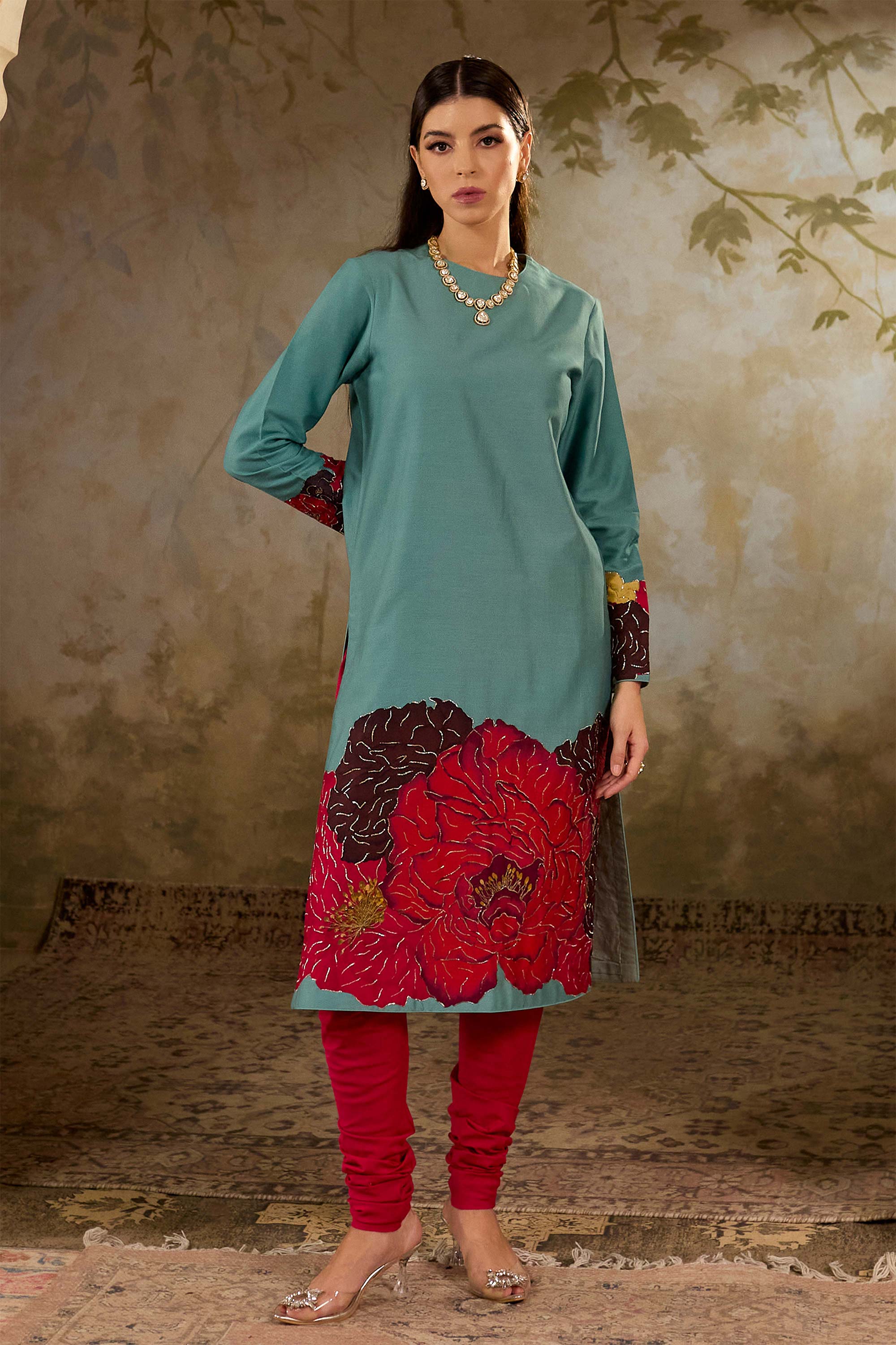 Fulora Print Suit Set