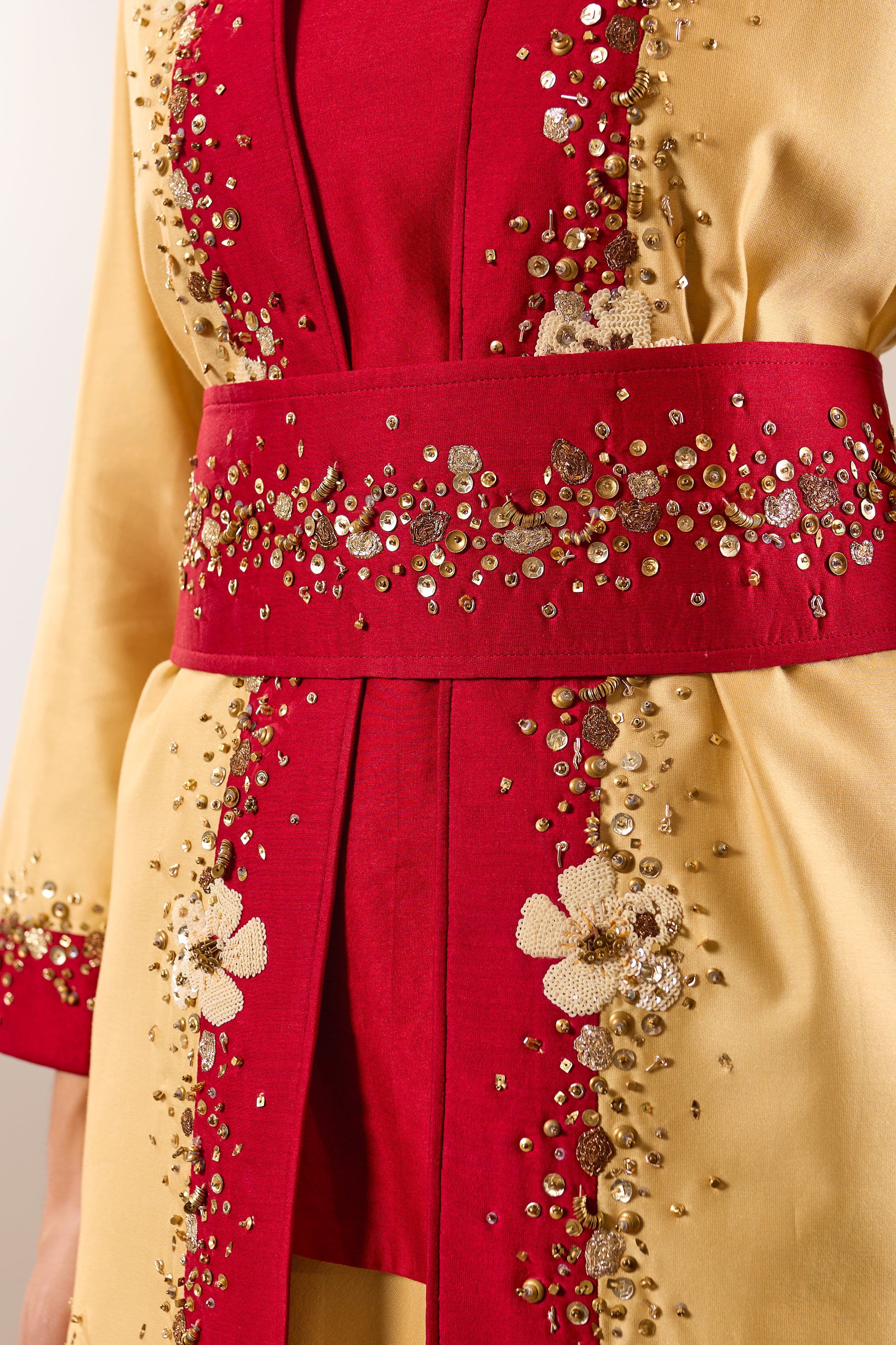 Sparkling Flora Jacket Skirt Dress