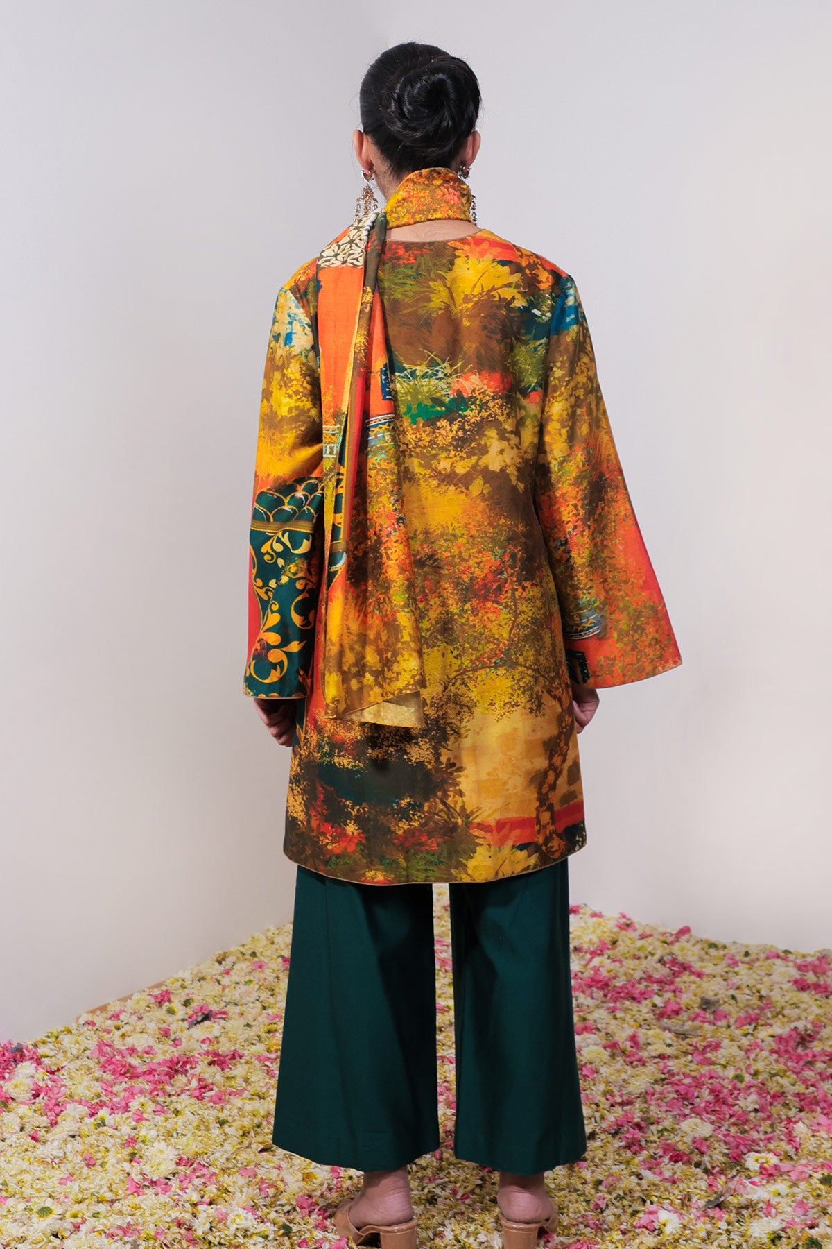 MUSTARD PRINT CORD SET