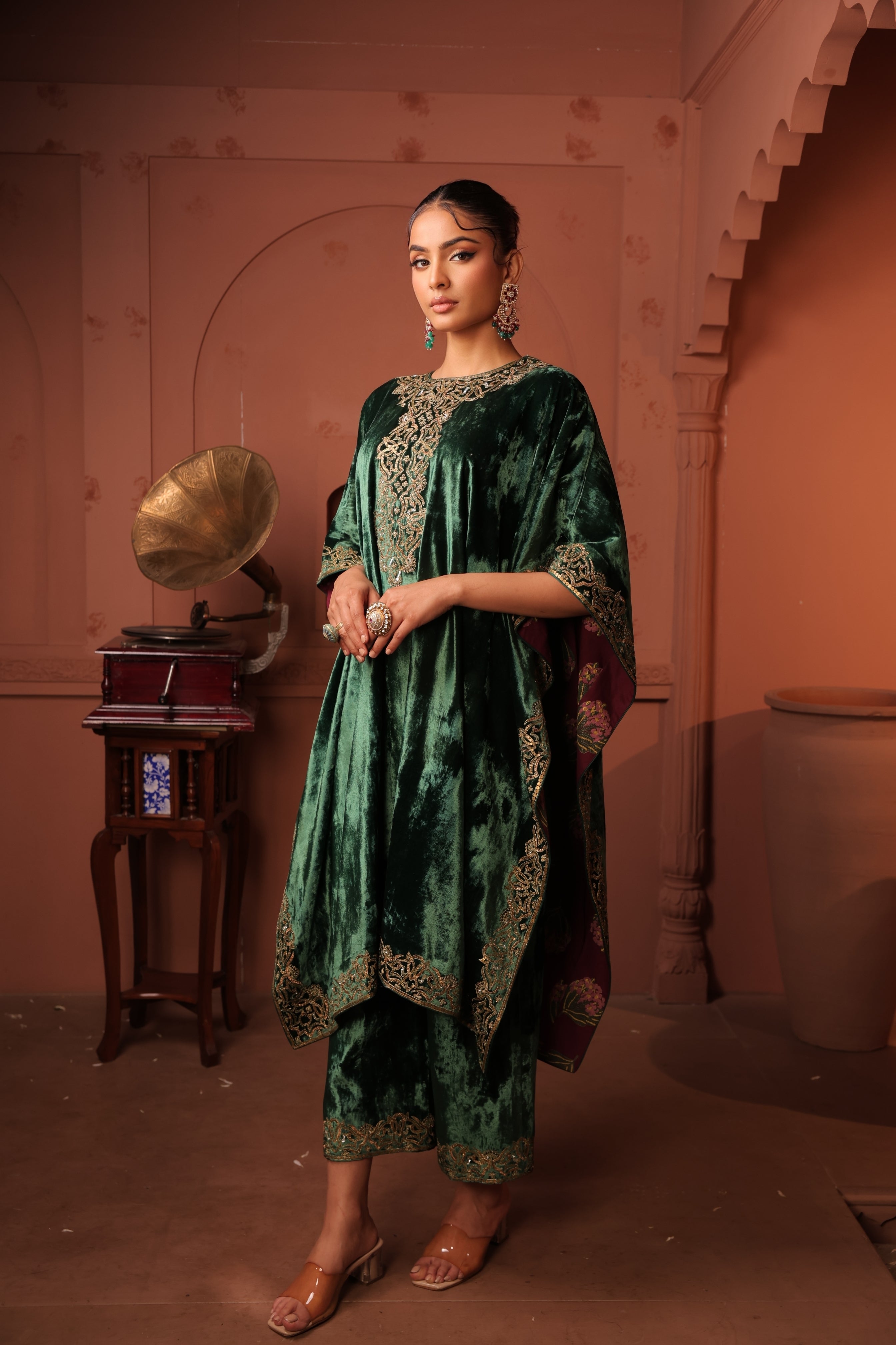 Nasreen Kaftan Suit Set