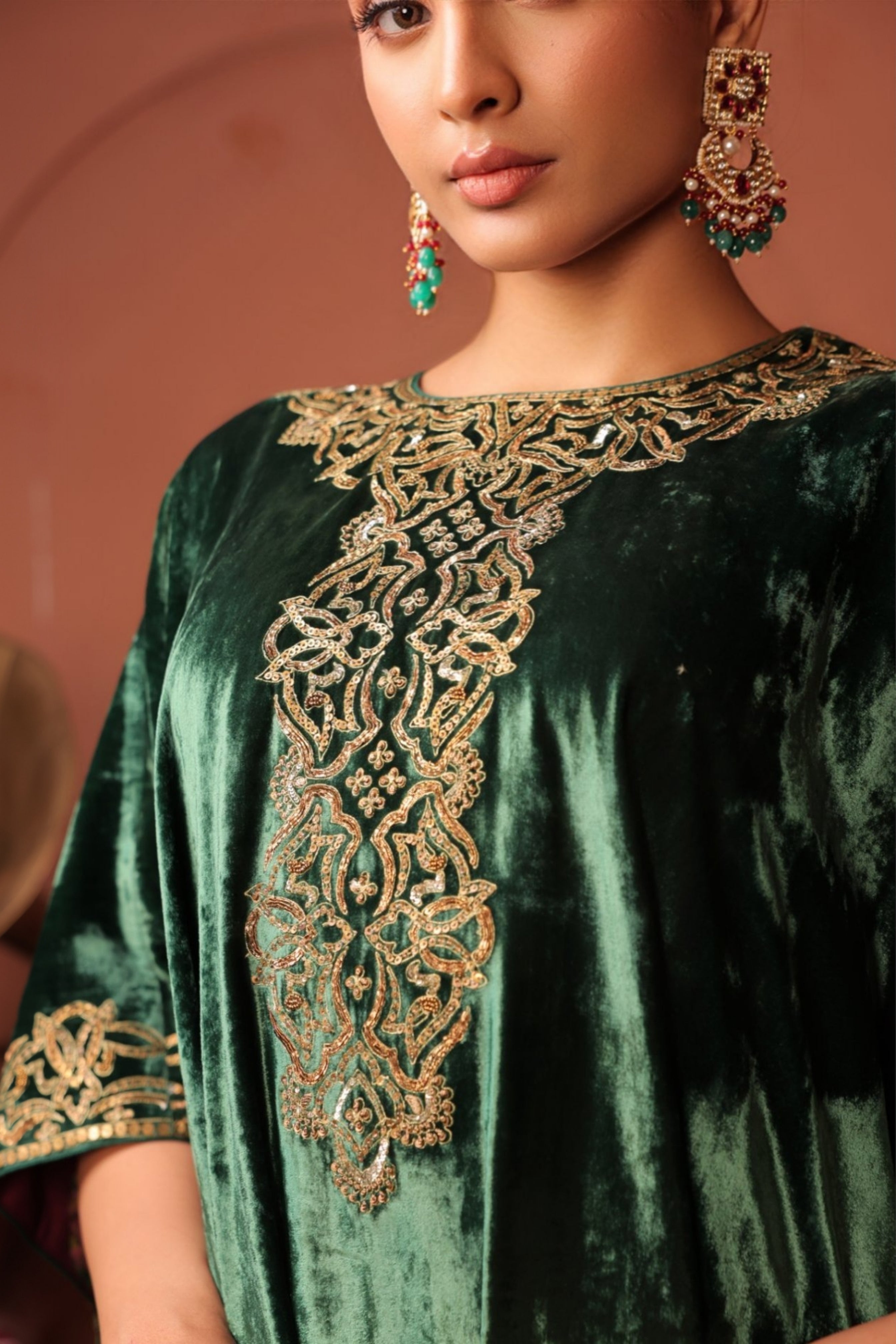 Nasreen Kaftan Suit Set