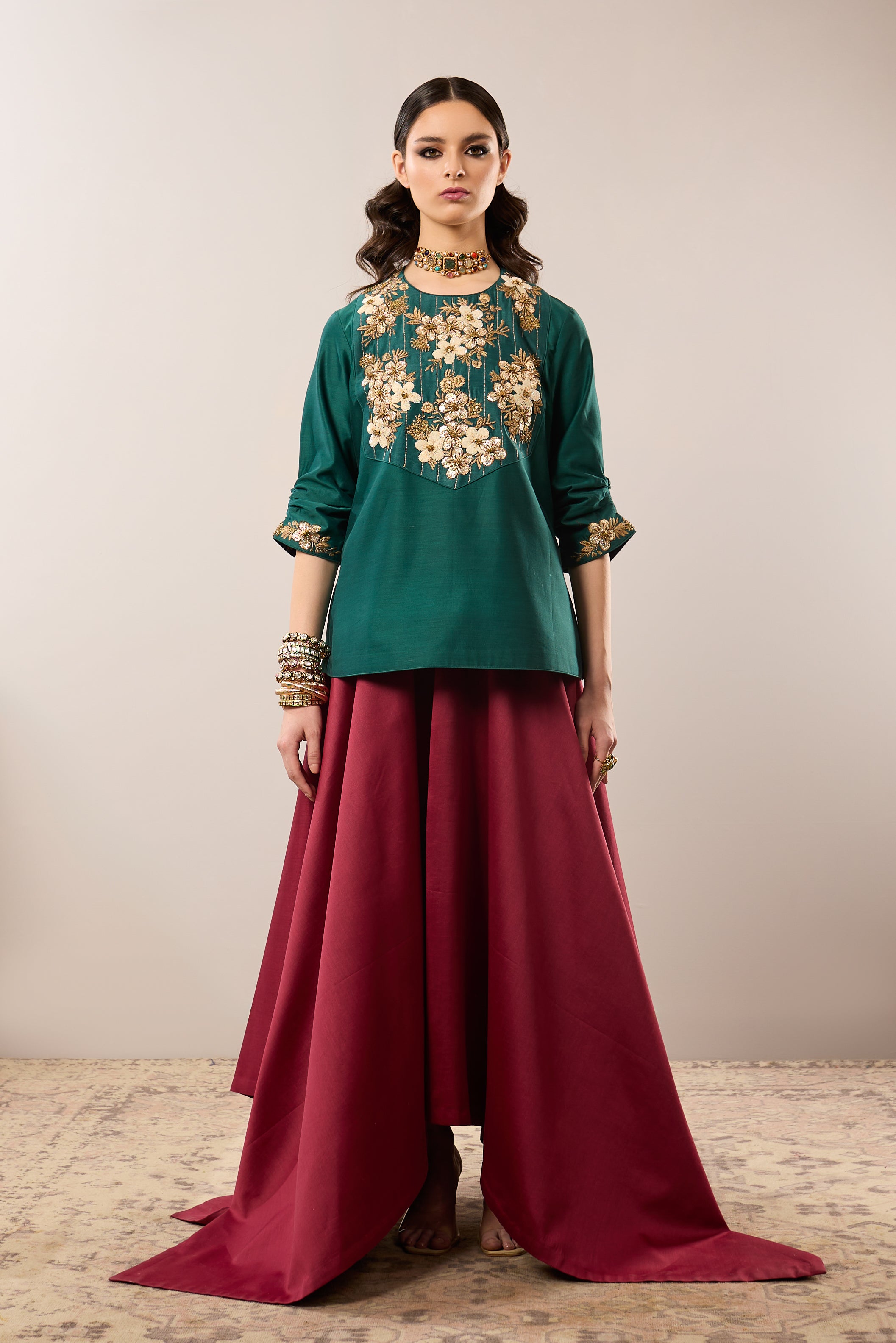 Flora Bunch Kurta and Skirt