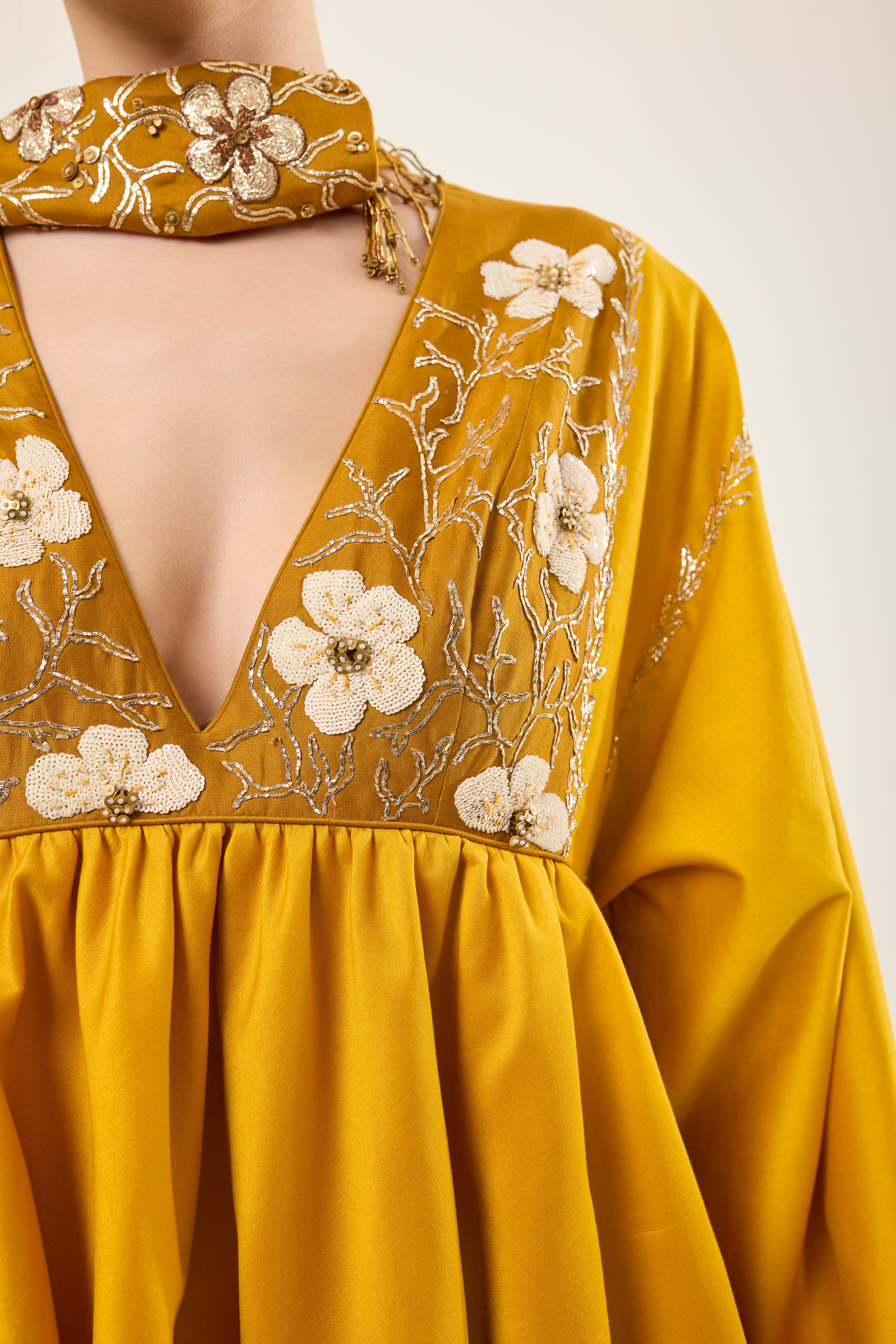 Bloom Mustard Dress