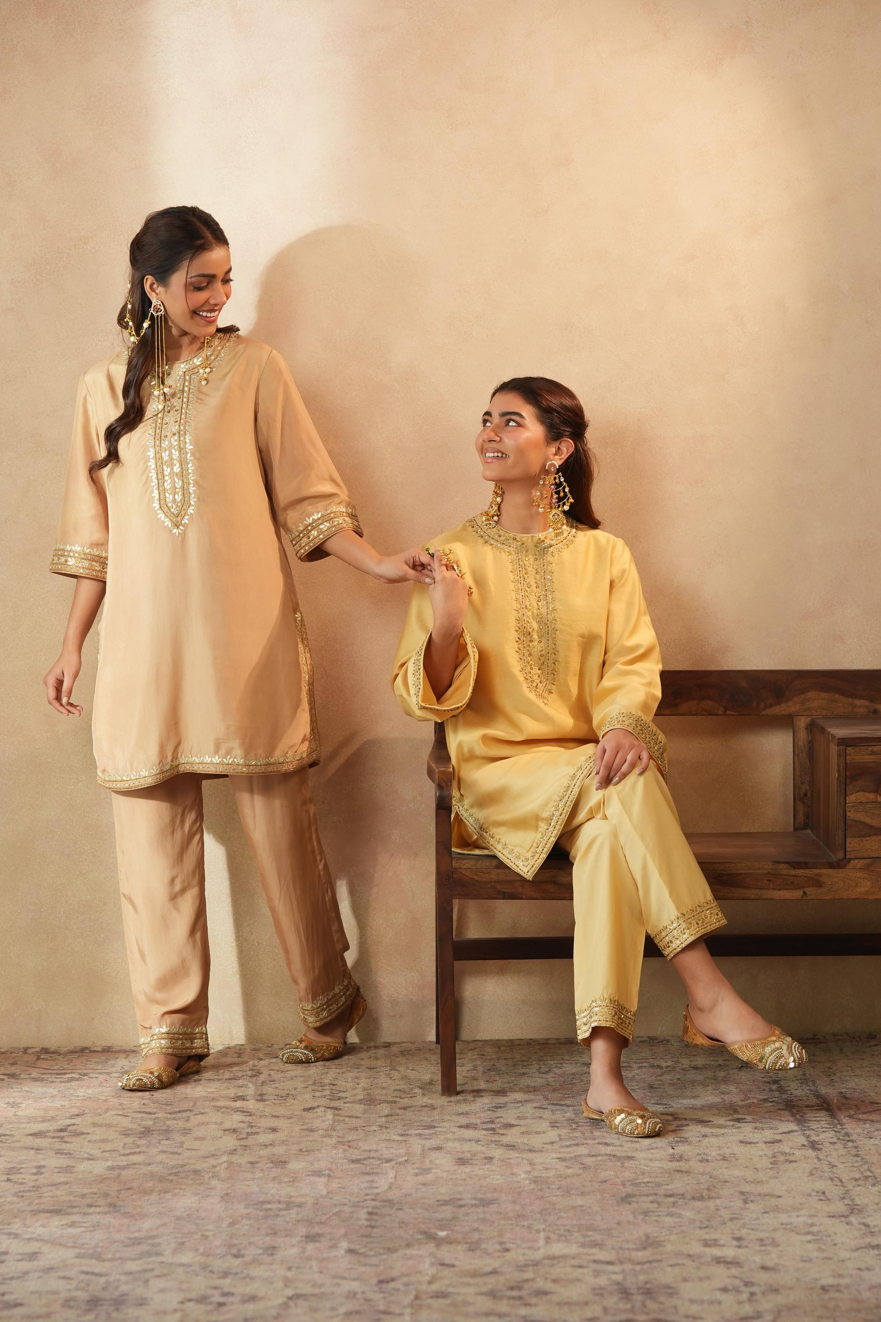 Miral Gota Patti Co-ord Set