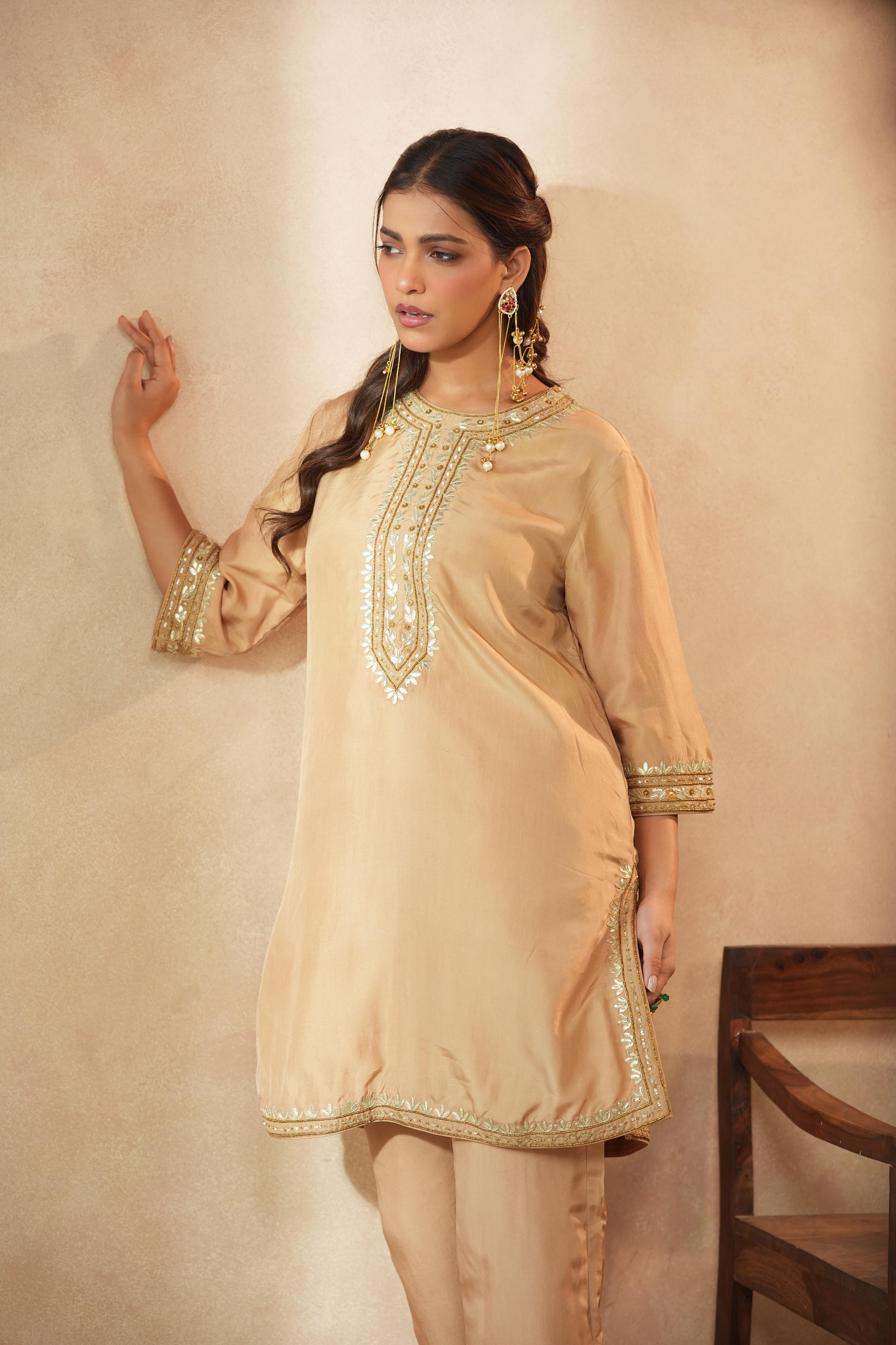 Miral Gota Patti Co-ord Set
