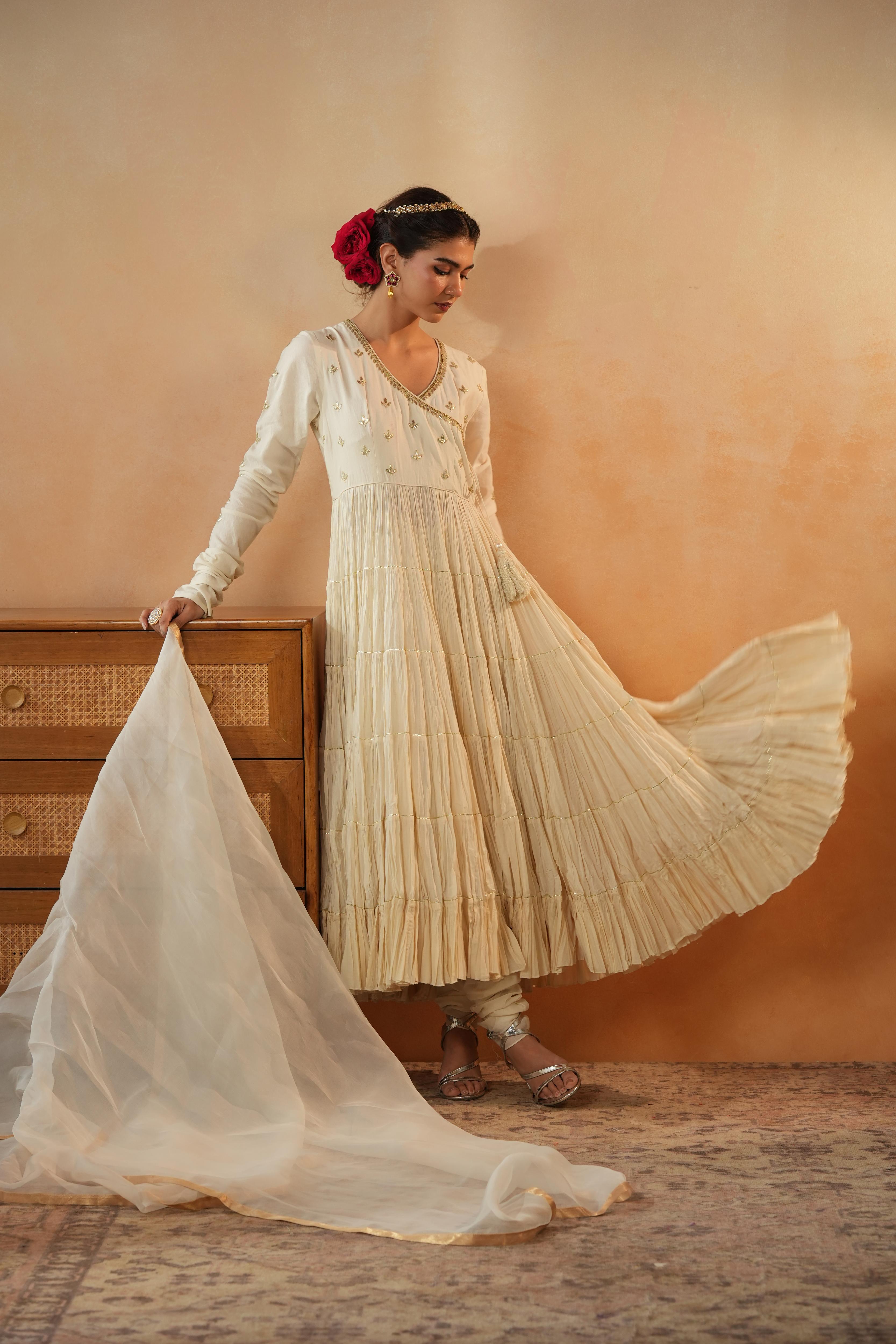 Swara Ivory Anarkali