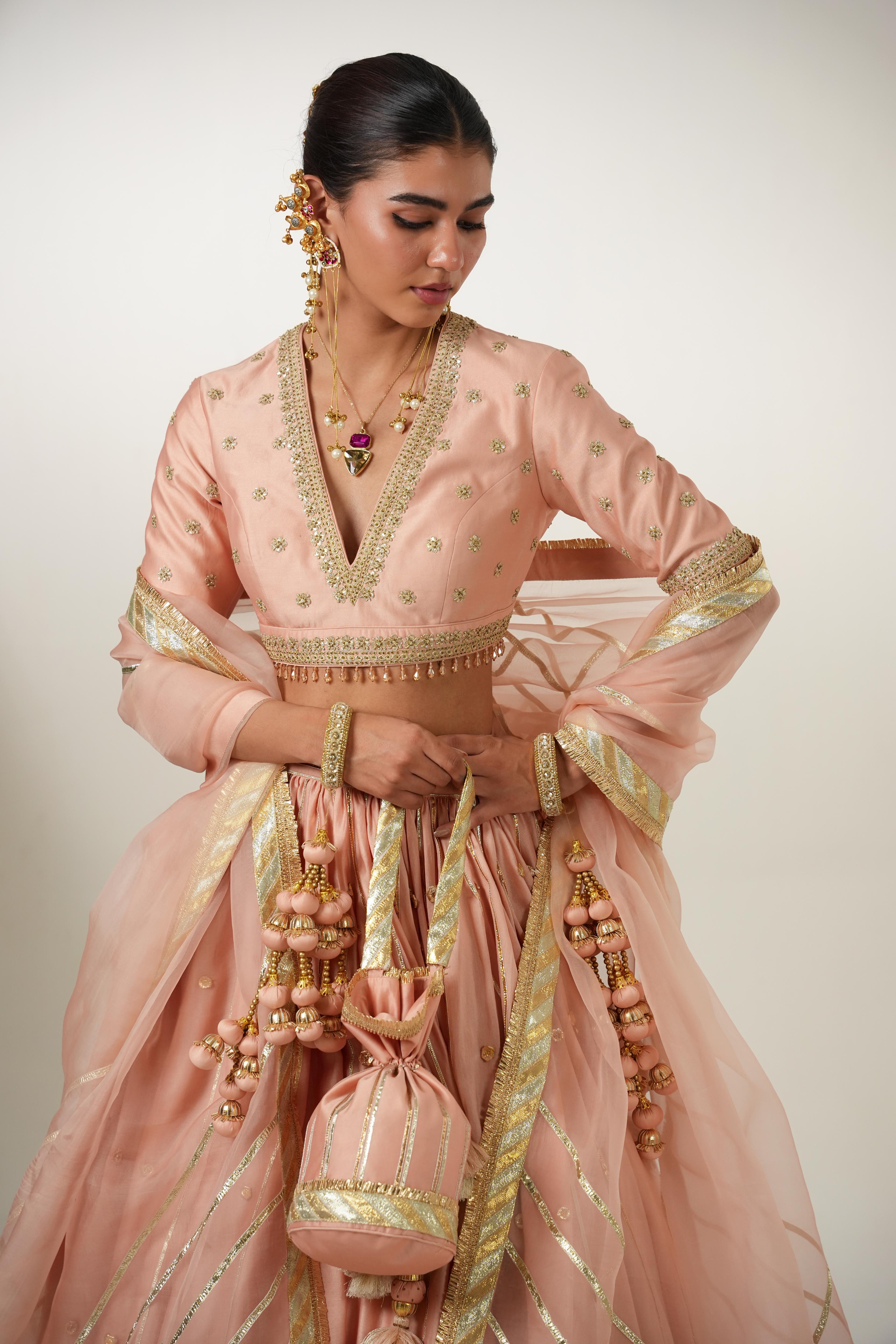 Dhriti Blush Pink Lehenga