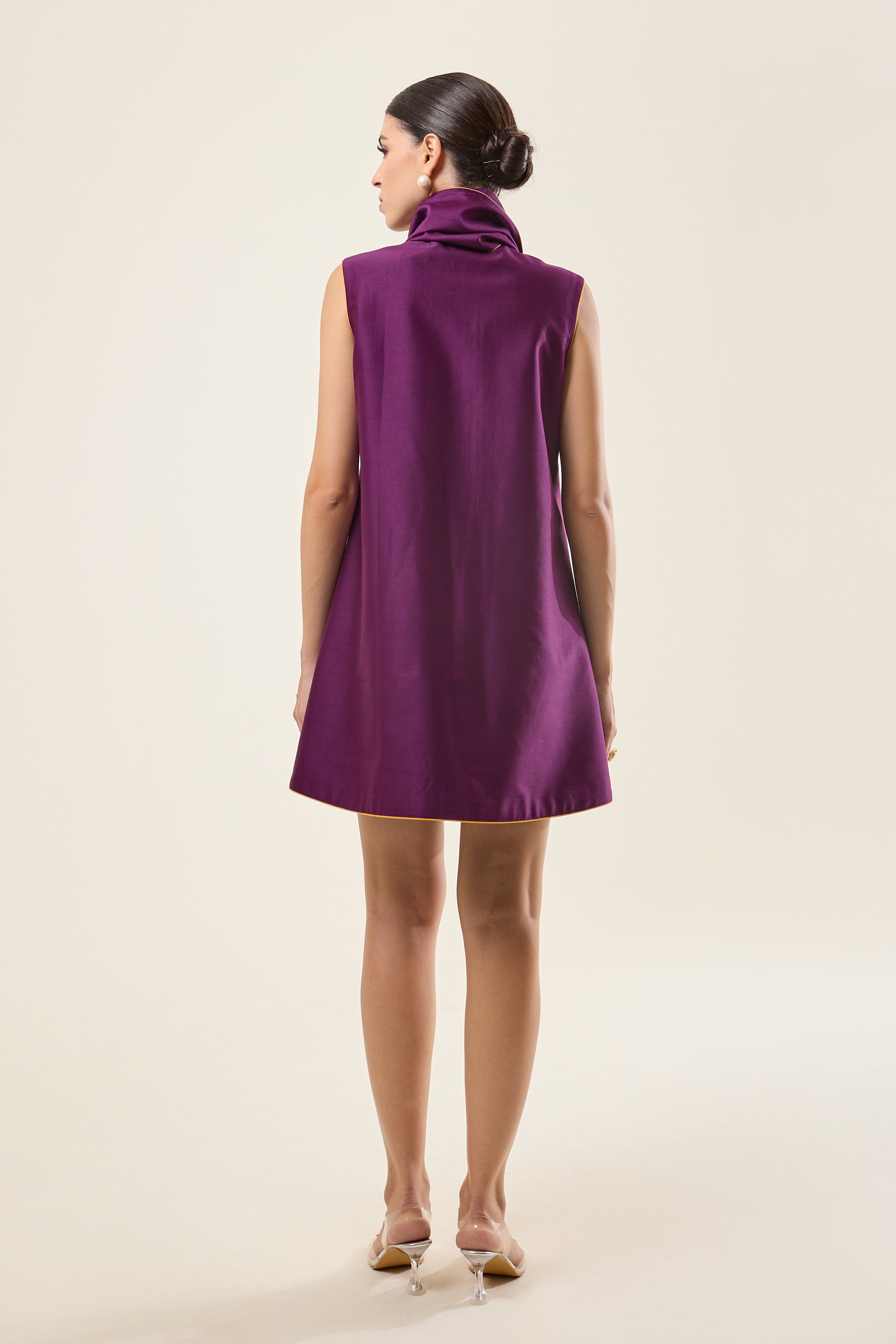 A Line Plumeria Punch Dress