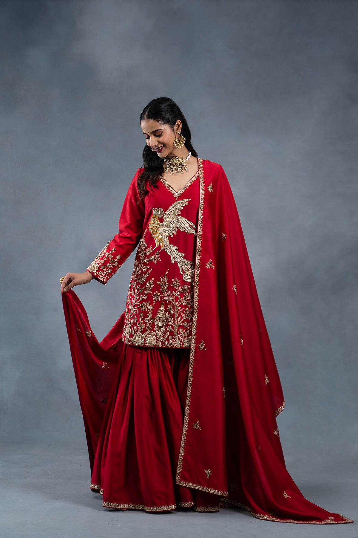Sirat Red Wedding Sharara