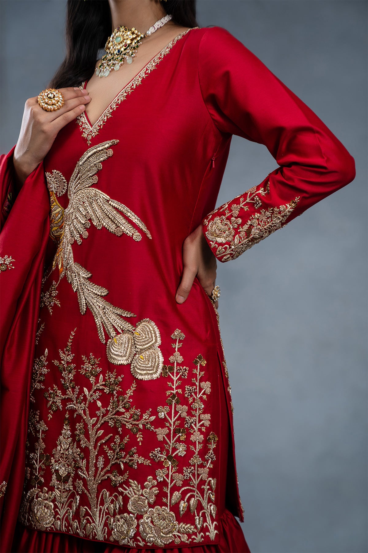 Sirat Red Wedding Sharara