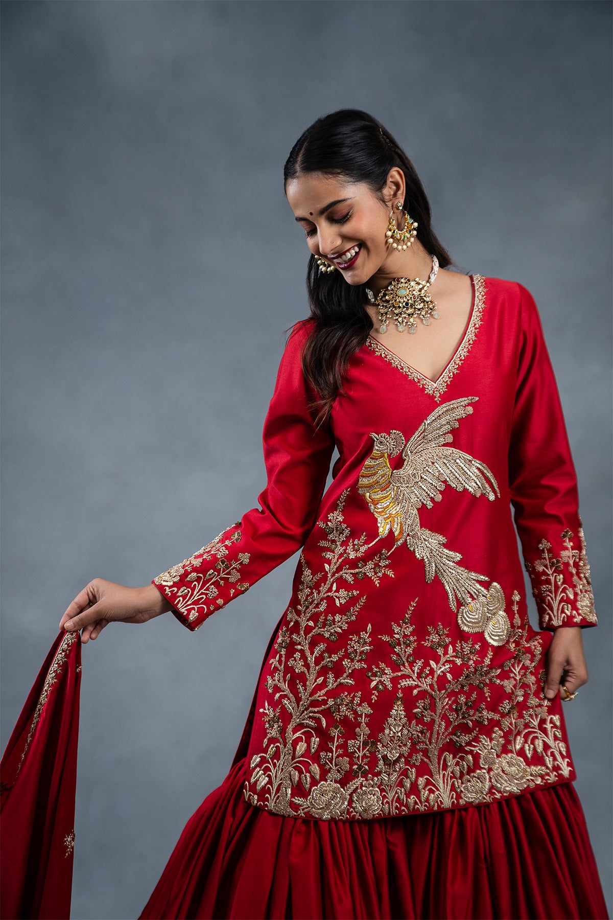 Sirat Red Wedding Sharara