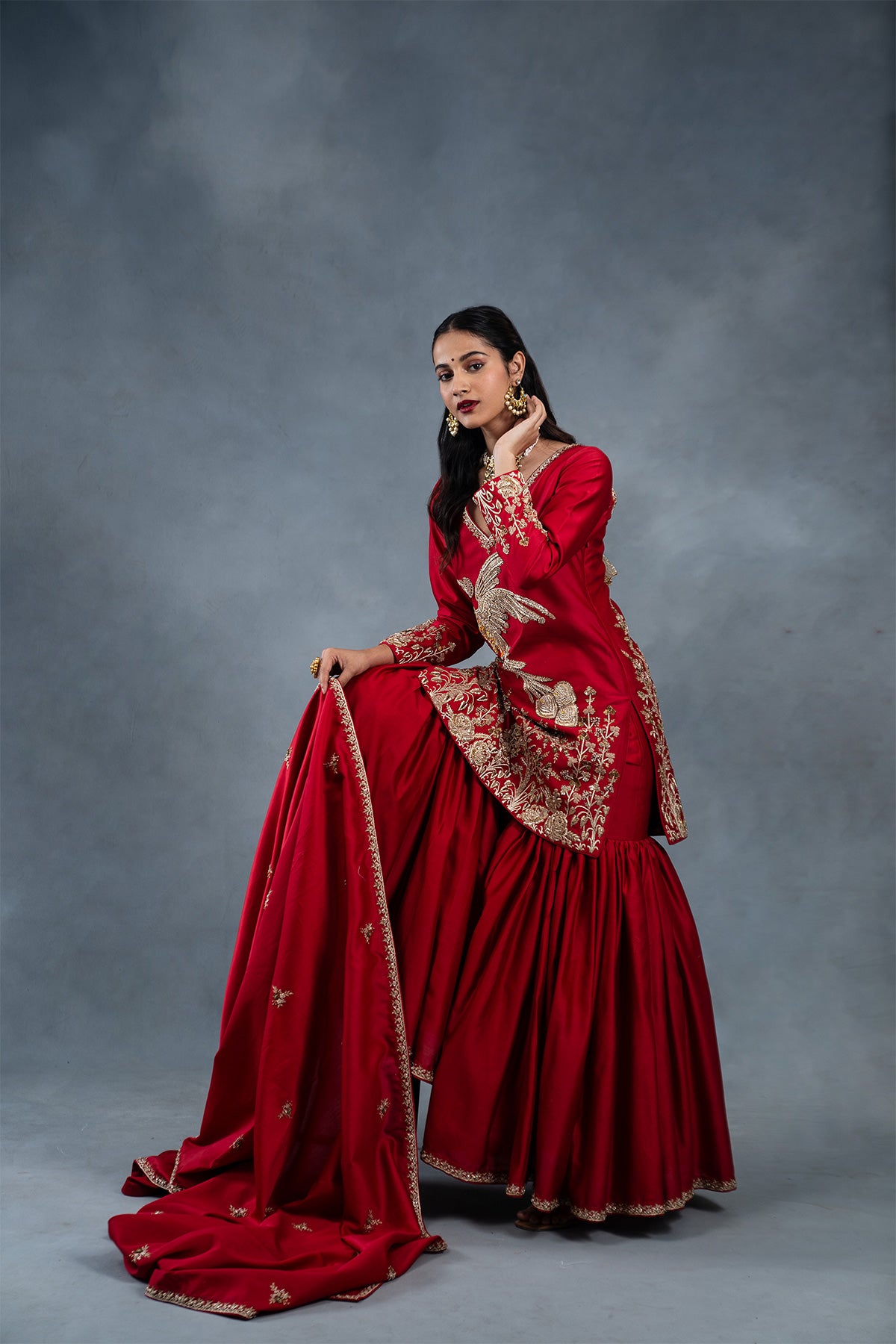 Sirat Red Wedding Sharara