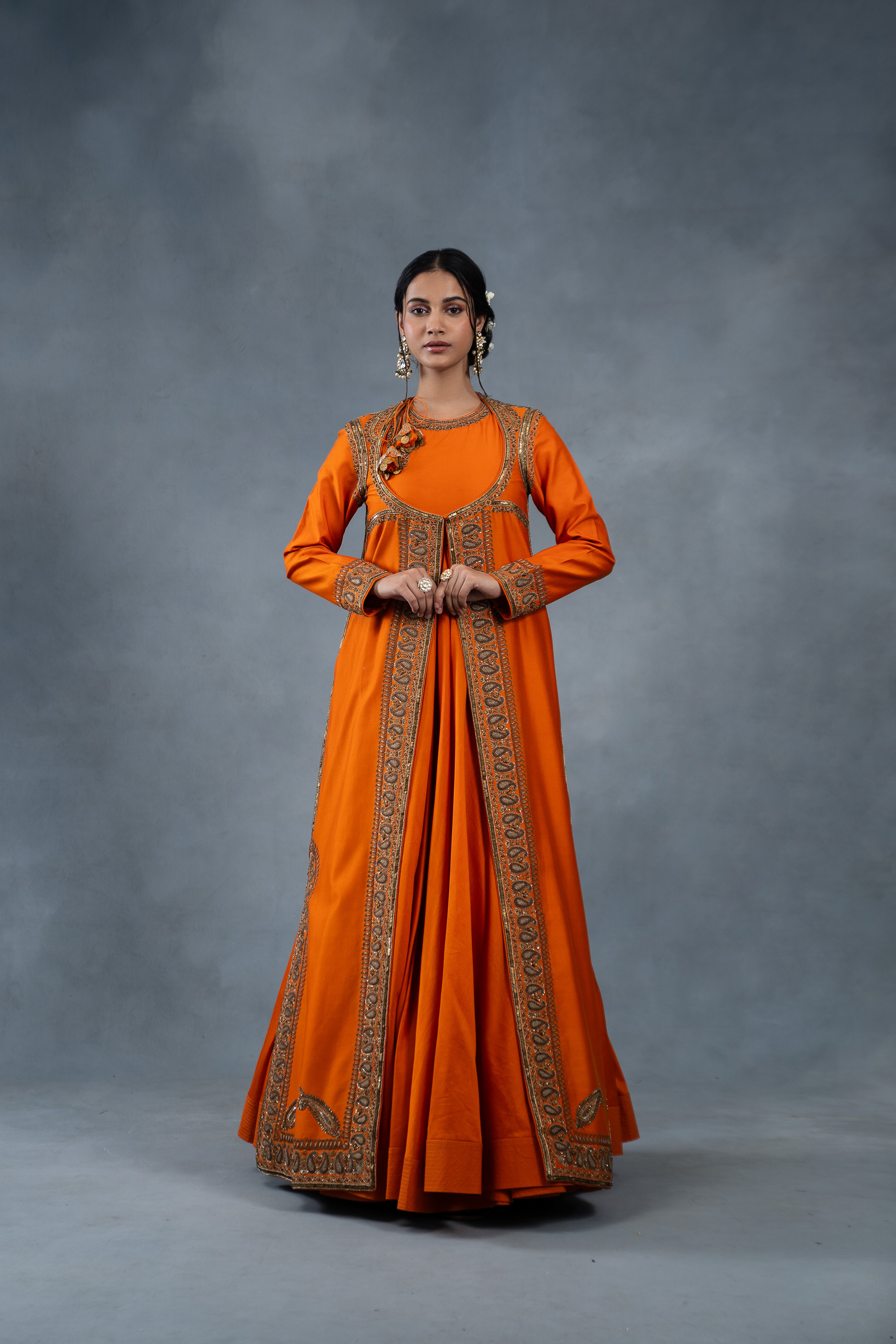 Meher Anarkali With Jacket