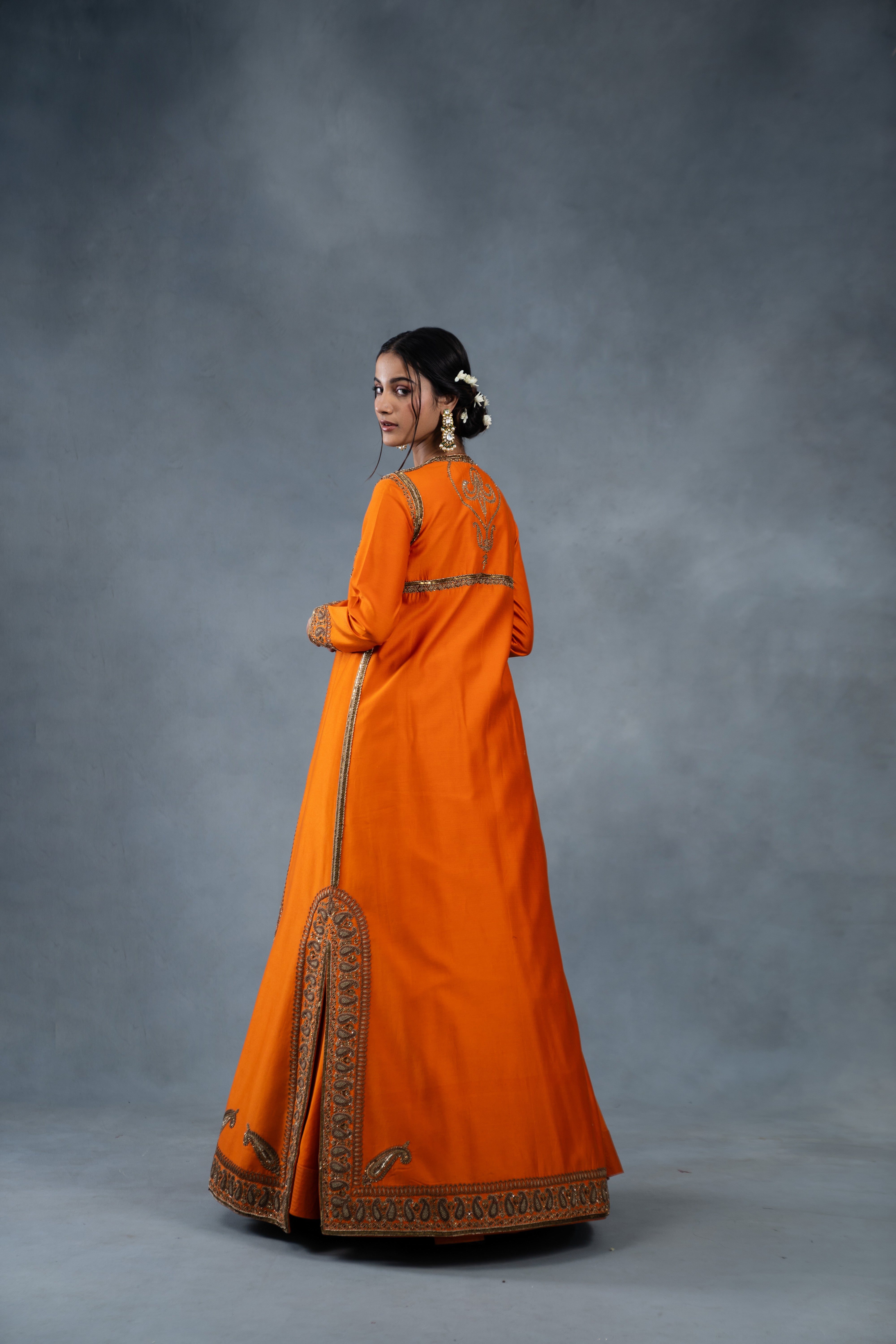 Meher Anarkali With Jacket
