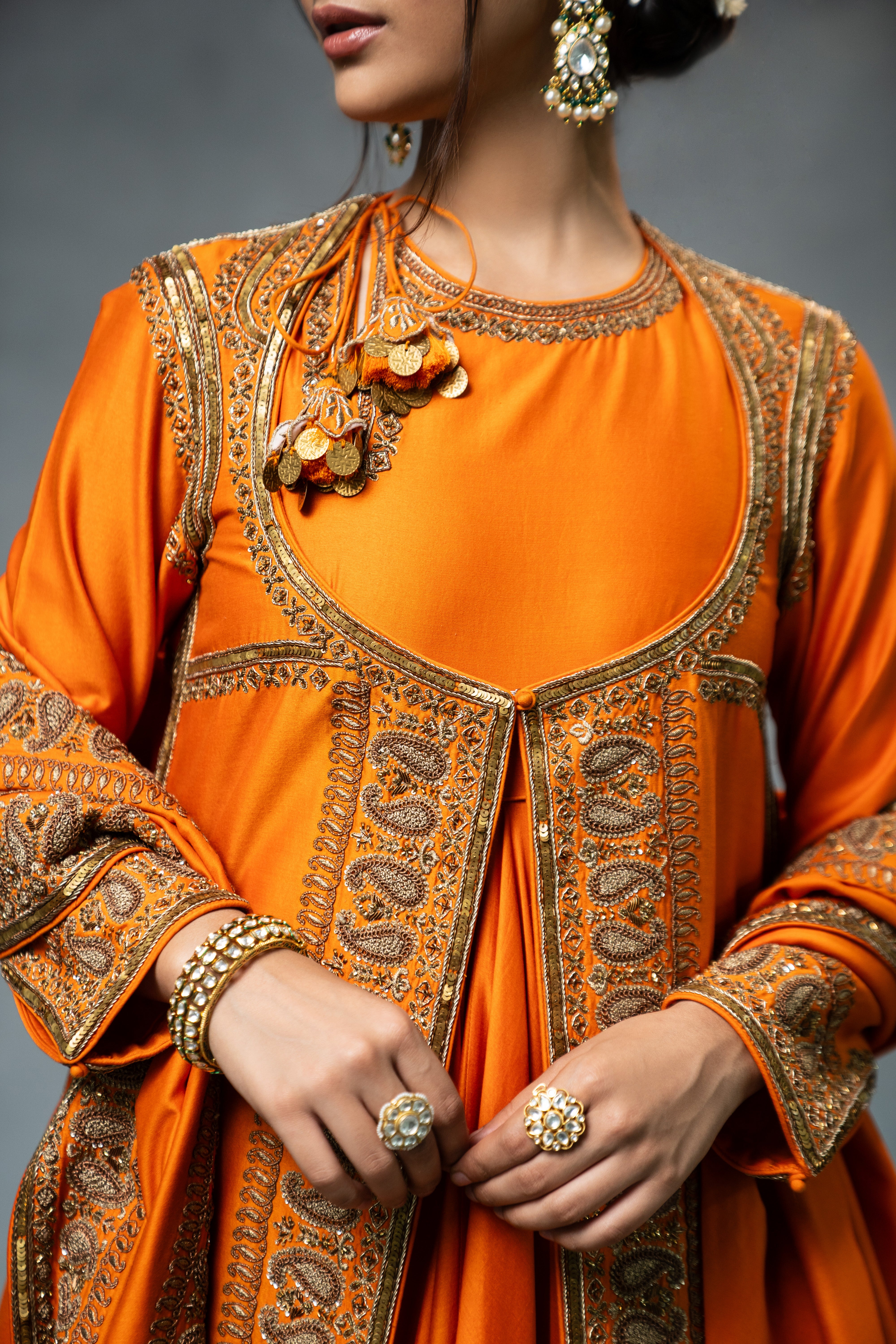 Meher Anarkali With Jacket