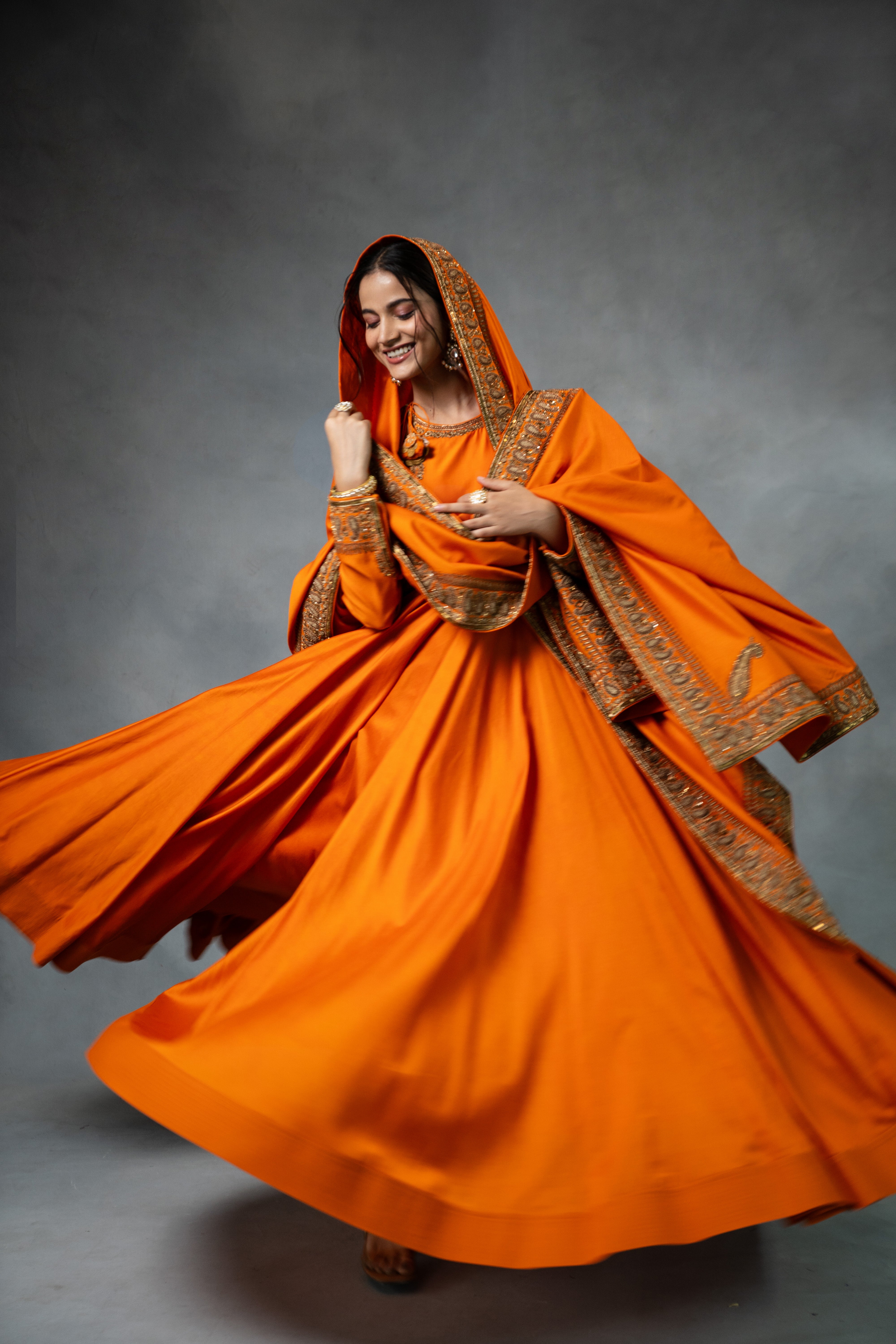 Meher Anarkali With Jacket