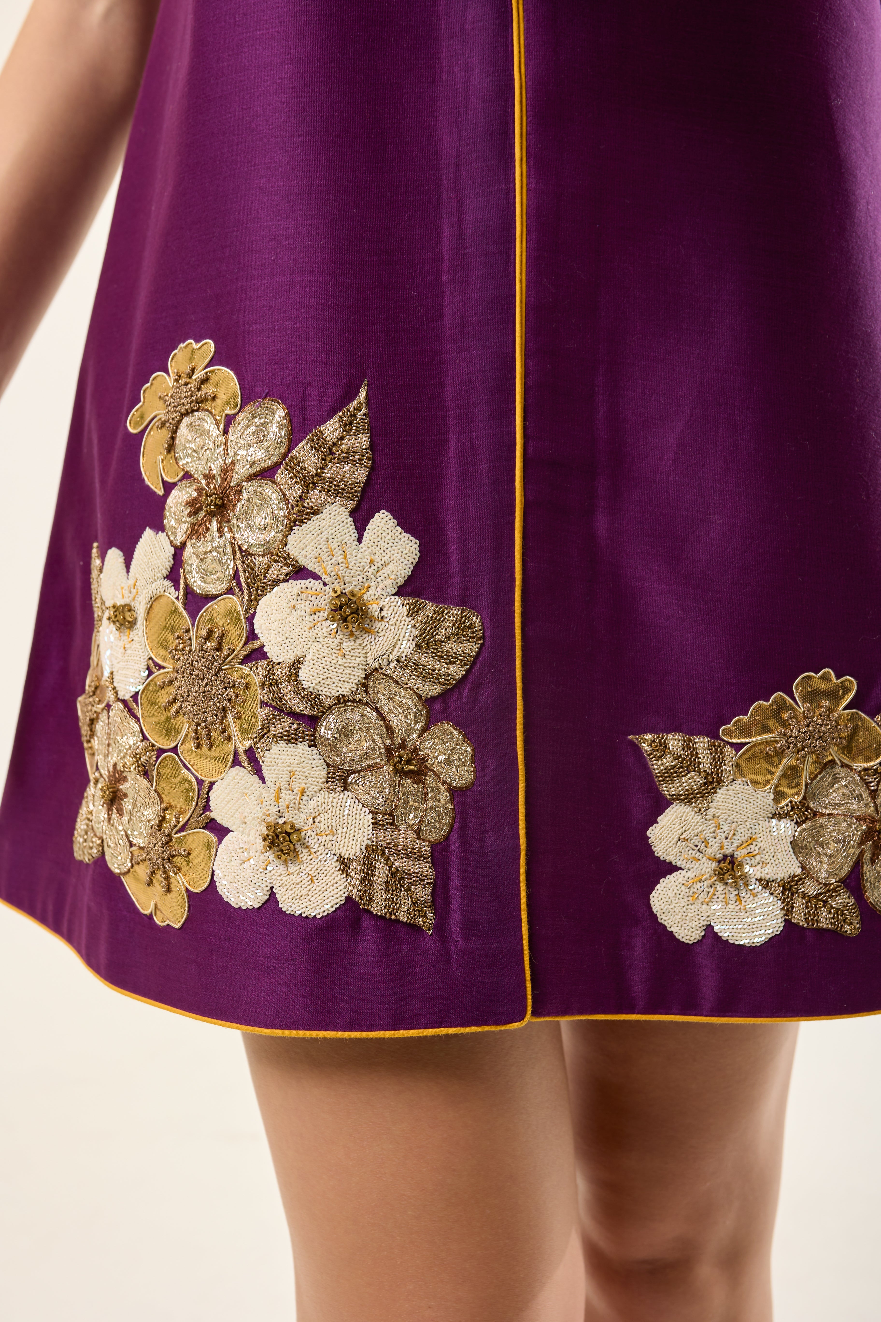 A Line Plumeria Punch Dress