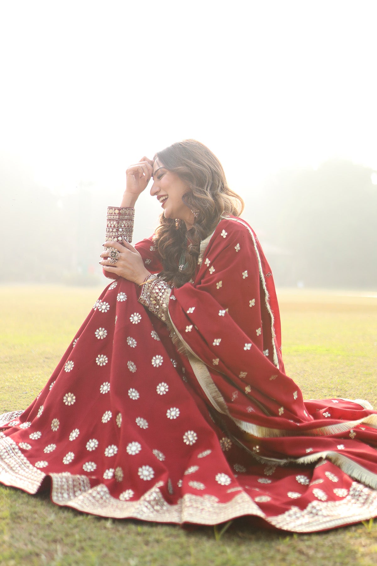 Harpreeth Suri In Noor E Sehar Wedding Anarkali