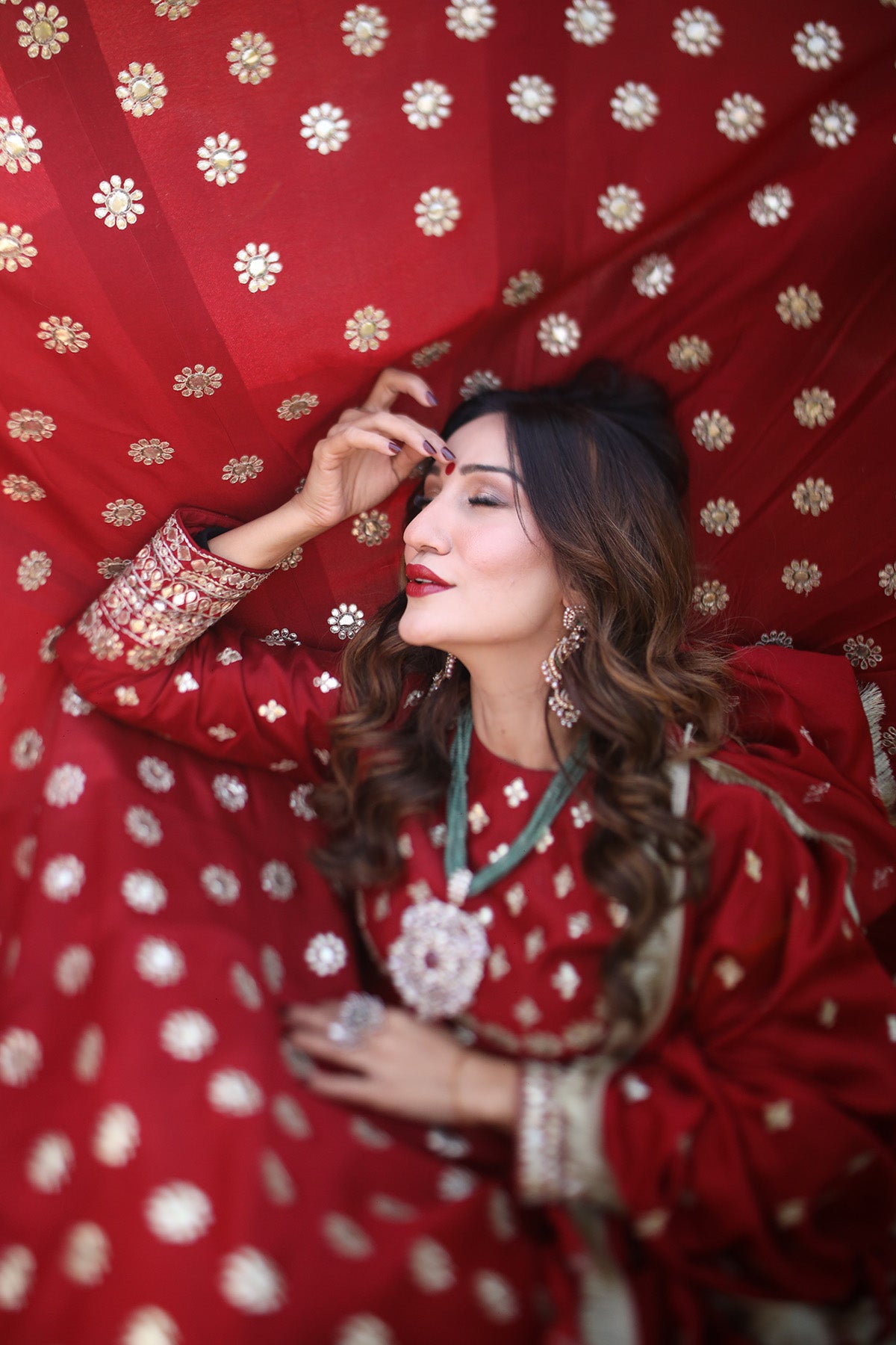 Harpreeth Suri In Noor E Sehar Wedding Anarkali