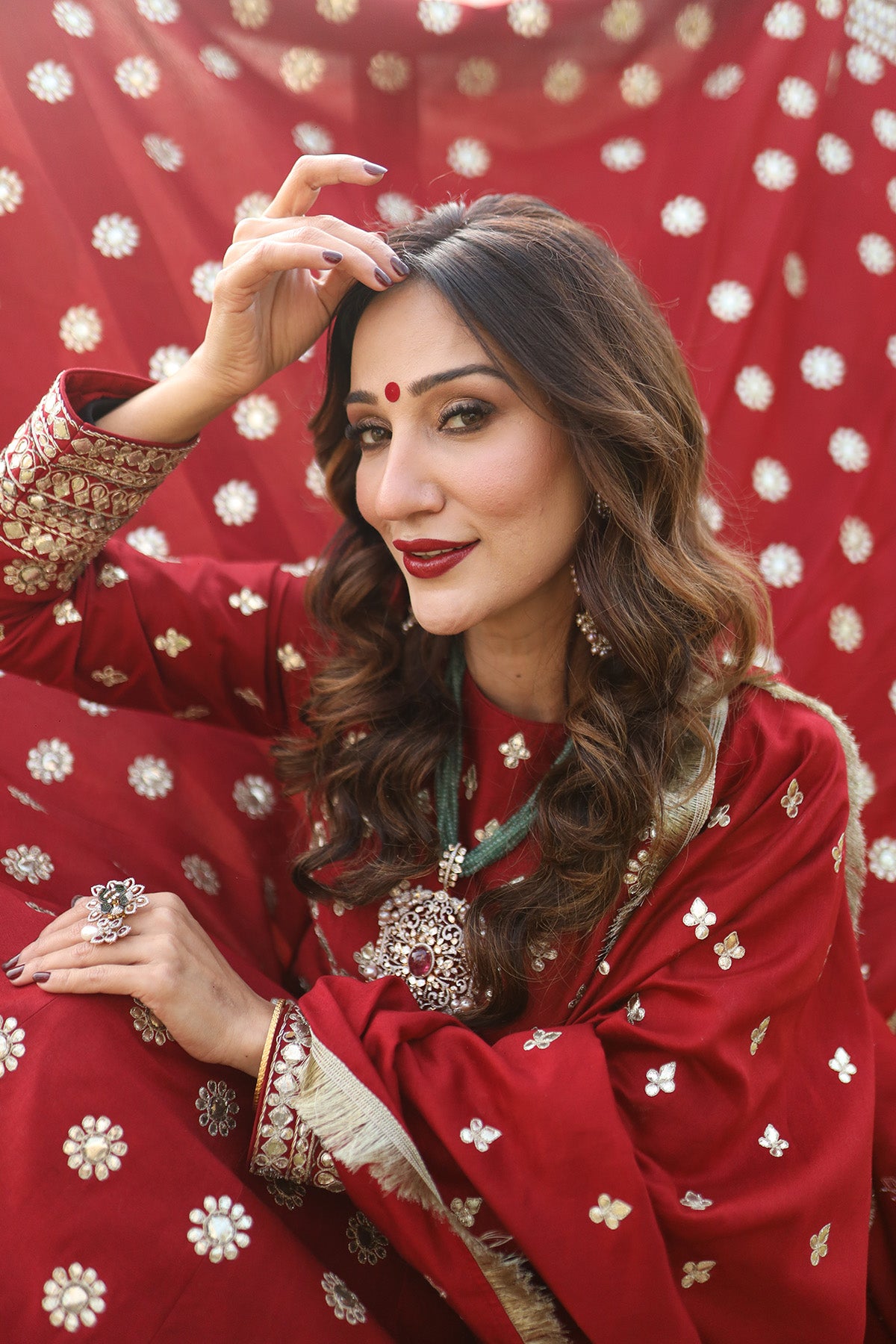Harpreeth Suri In Noor E Sehar Wedding Anarkali