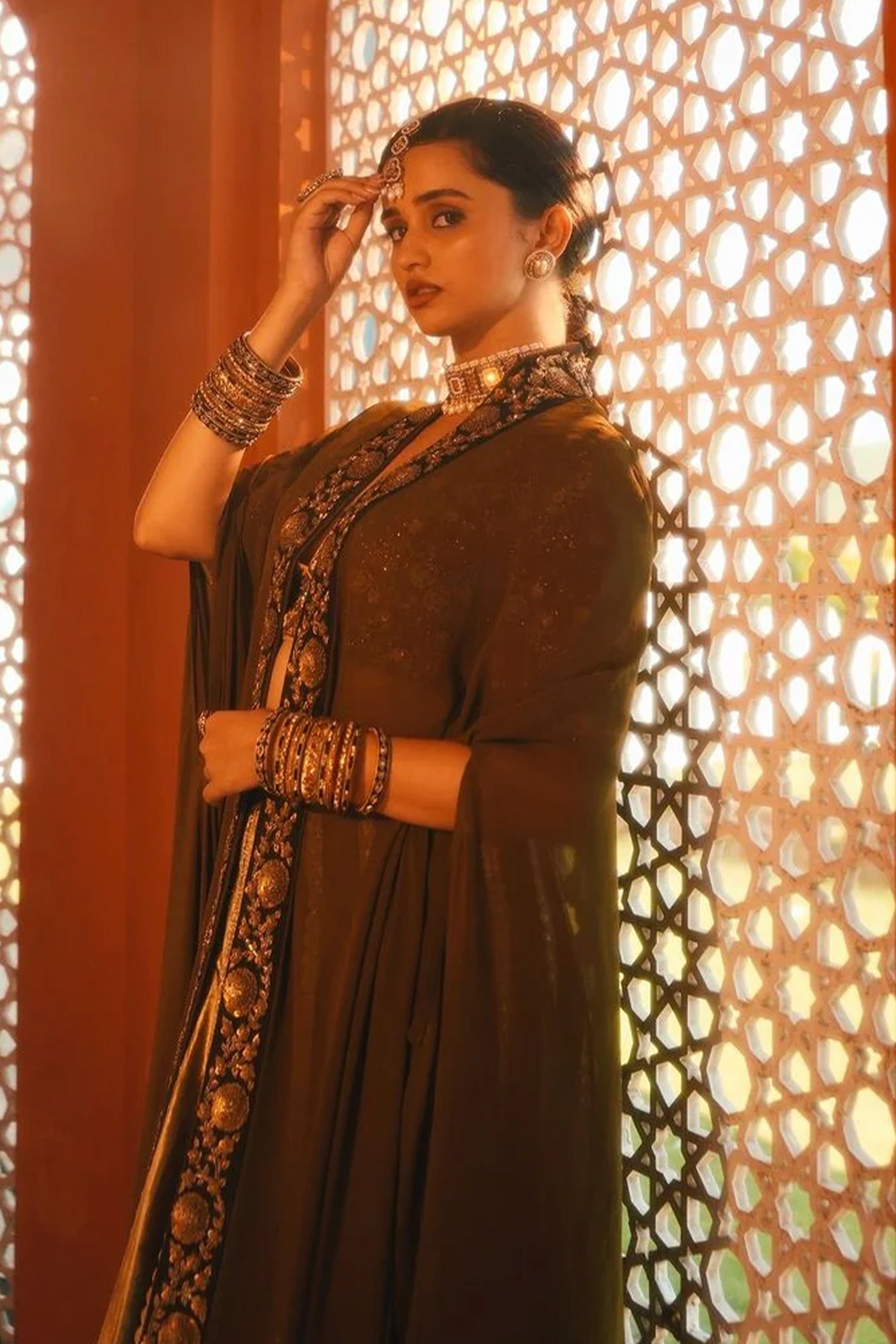 Ankita Chetri In Minori Lehenga
