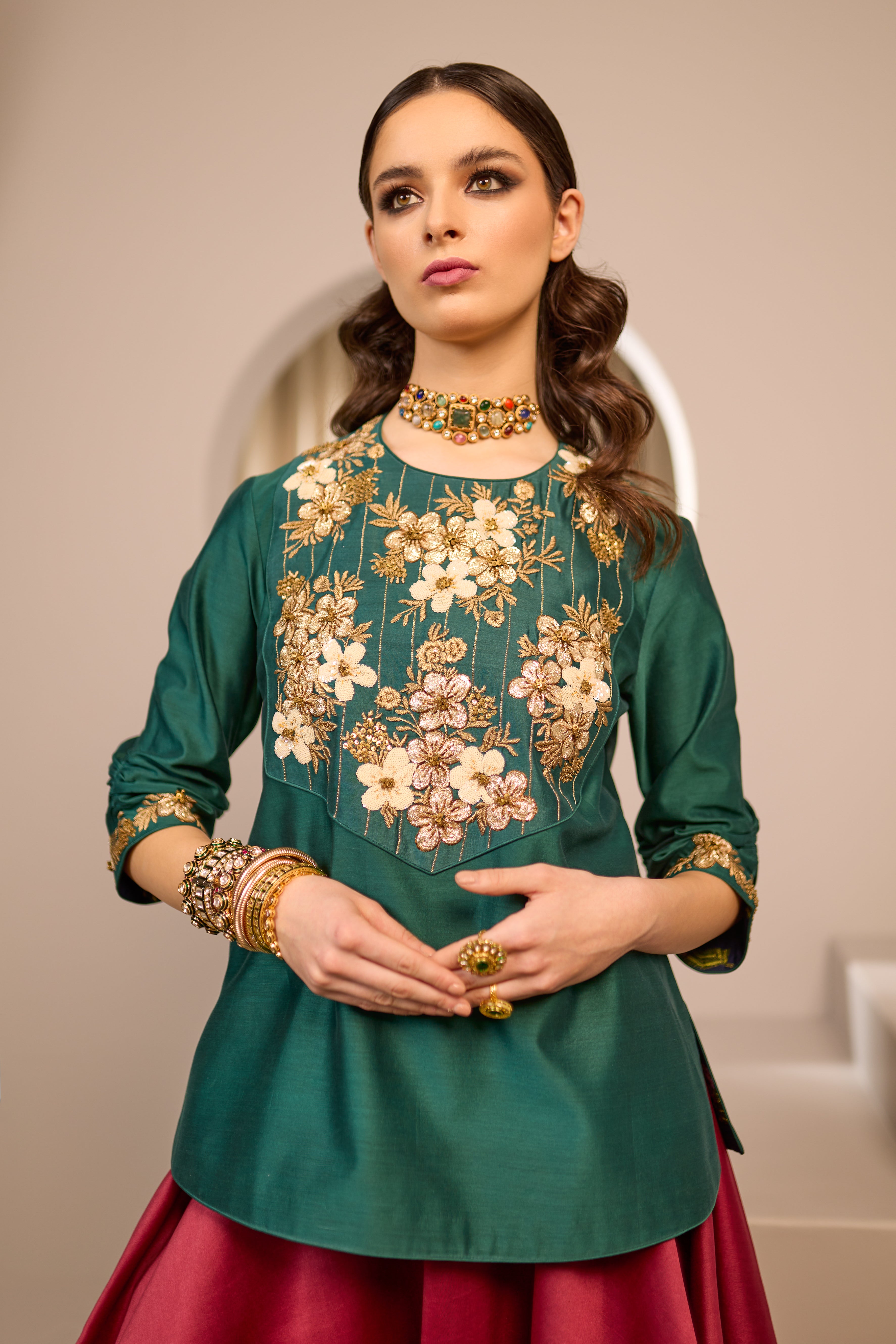 Flora Bunch Kurta and Skirt