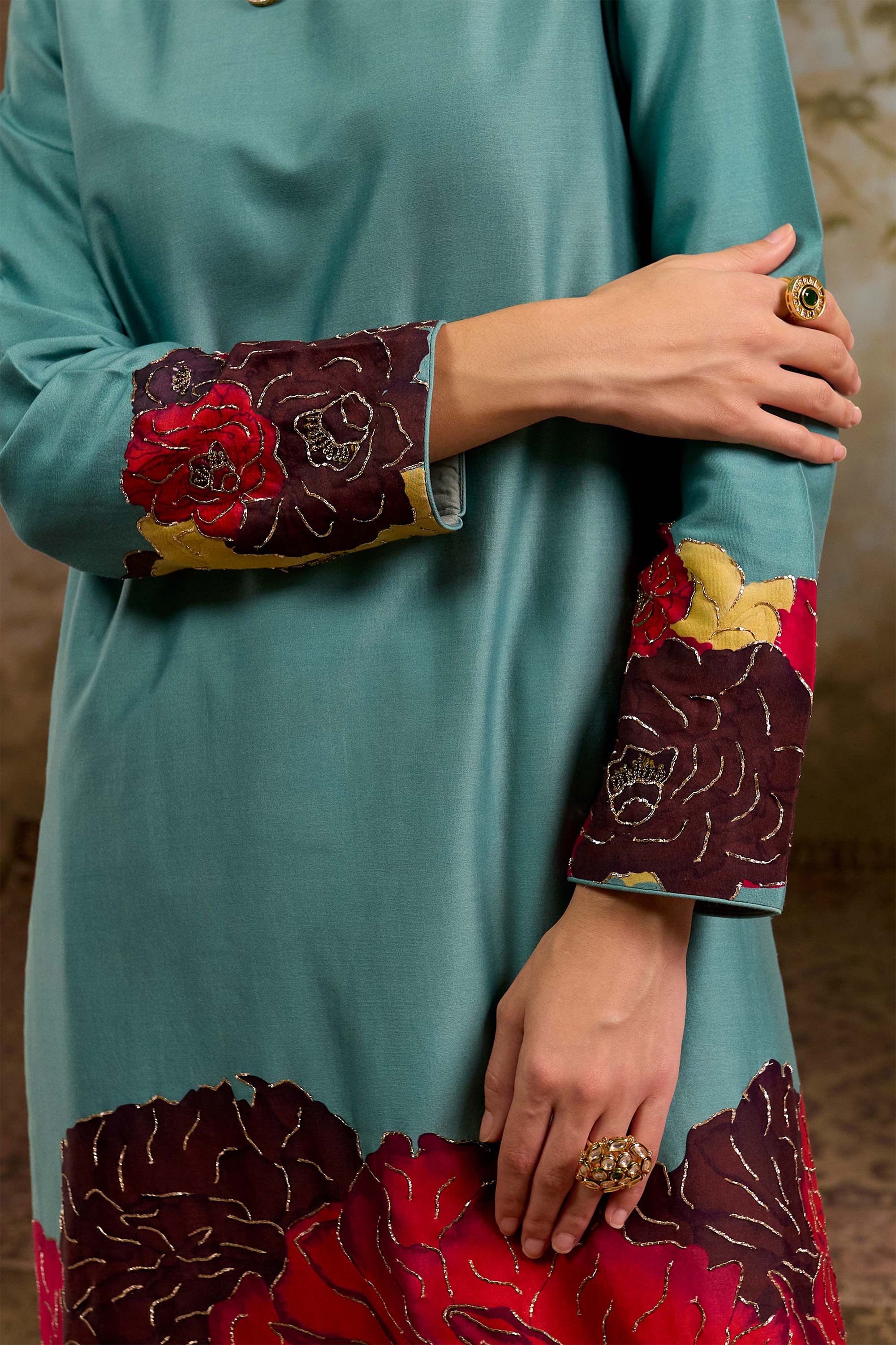 Fulora Print Suit Set