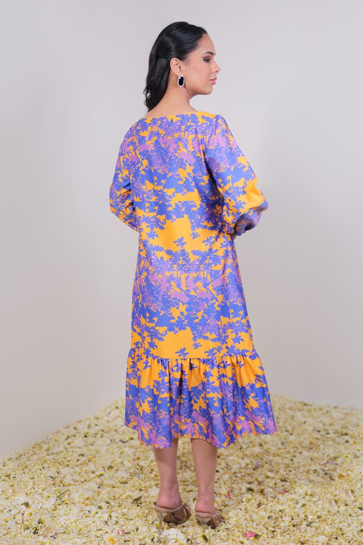 Orange & Blue/Purple Dress