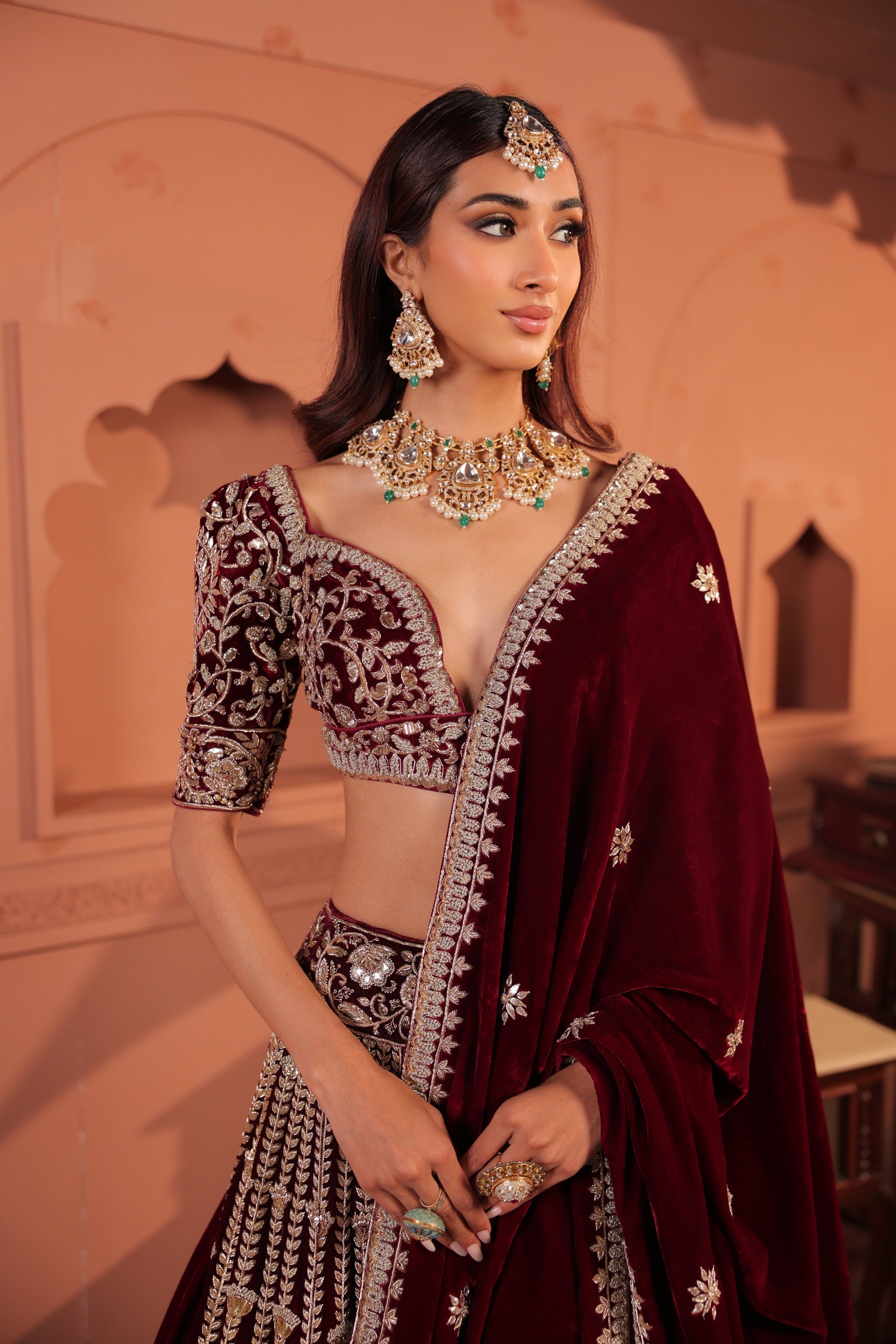 Jhoomar Lehenga Blouse