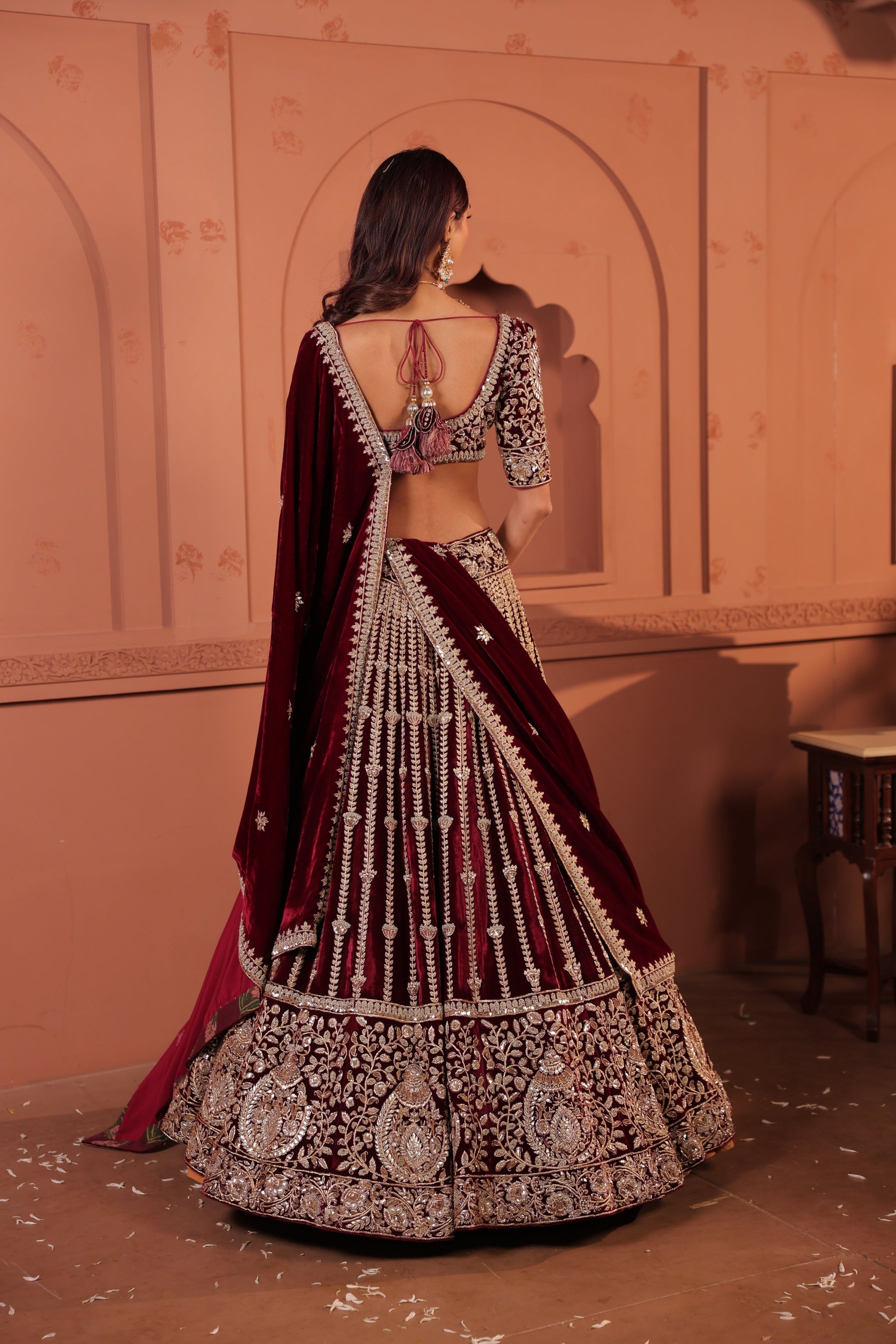 Jhoomar Lehenga