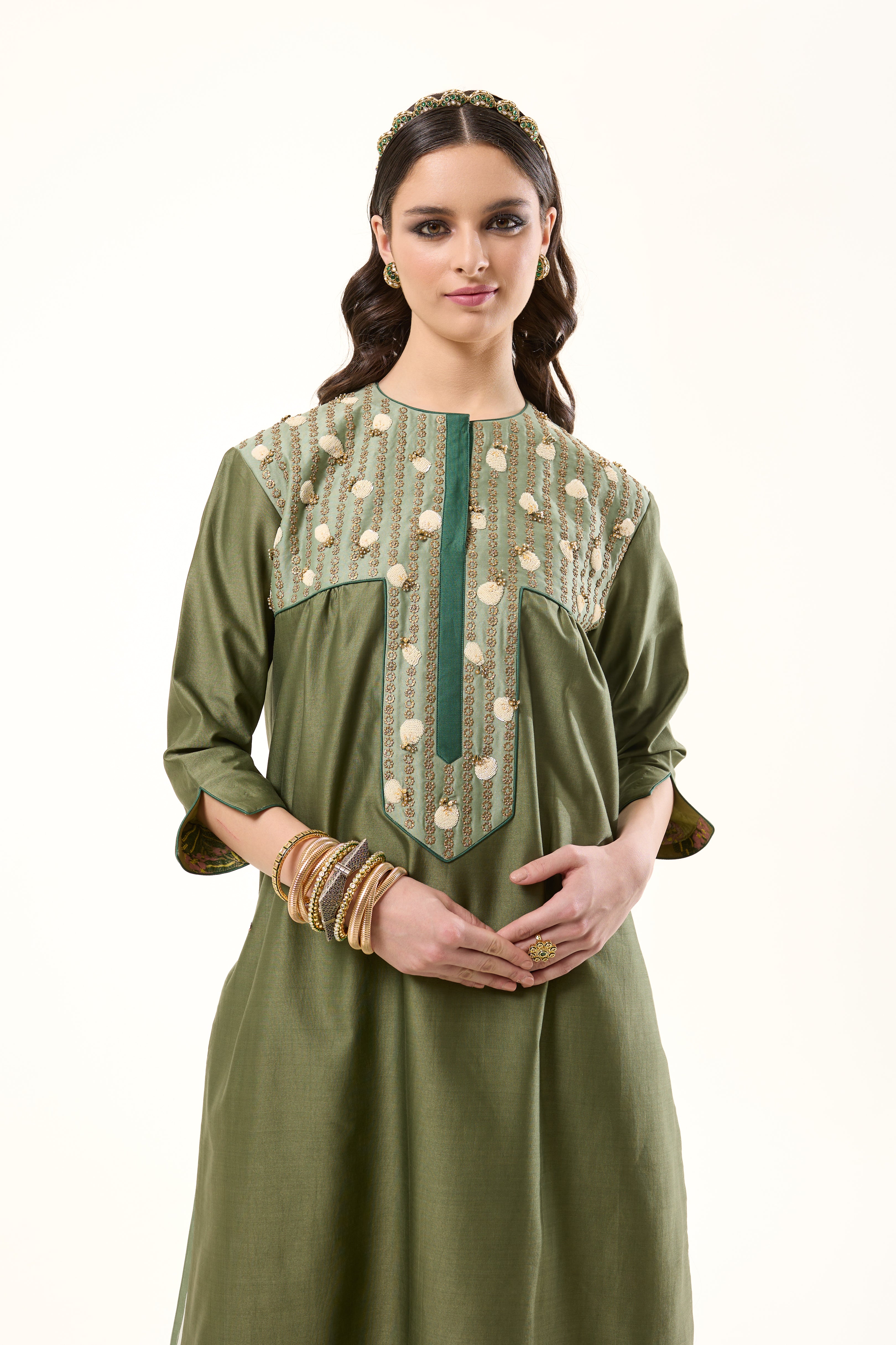 Petal Mint Green Kurta