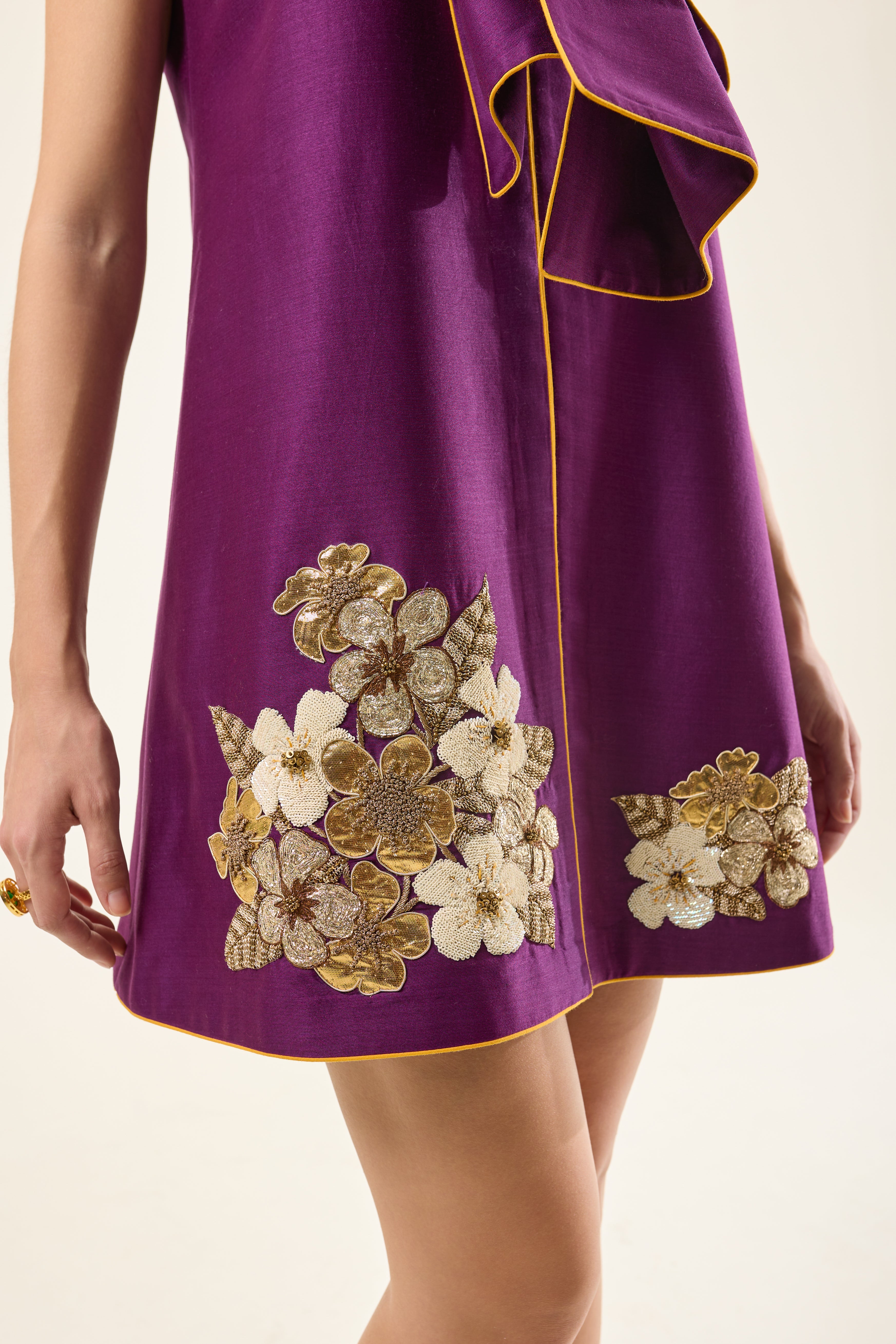 A Line Plumeria Punch Dress