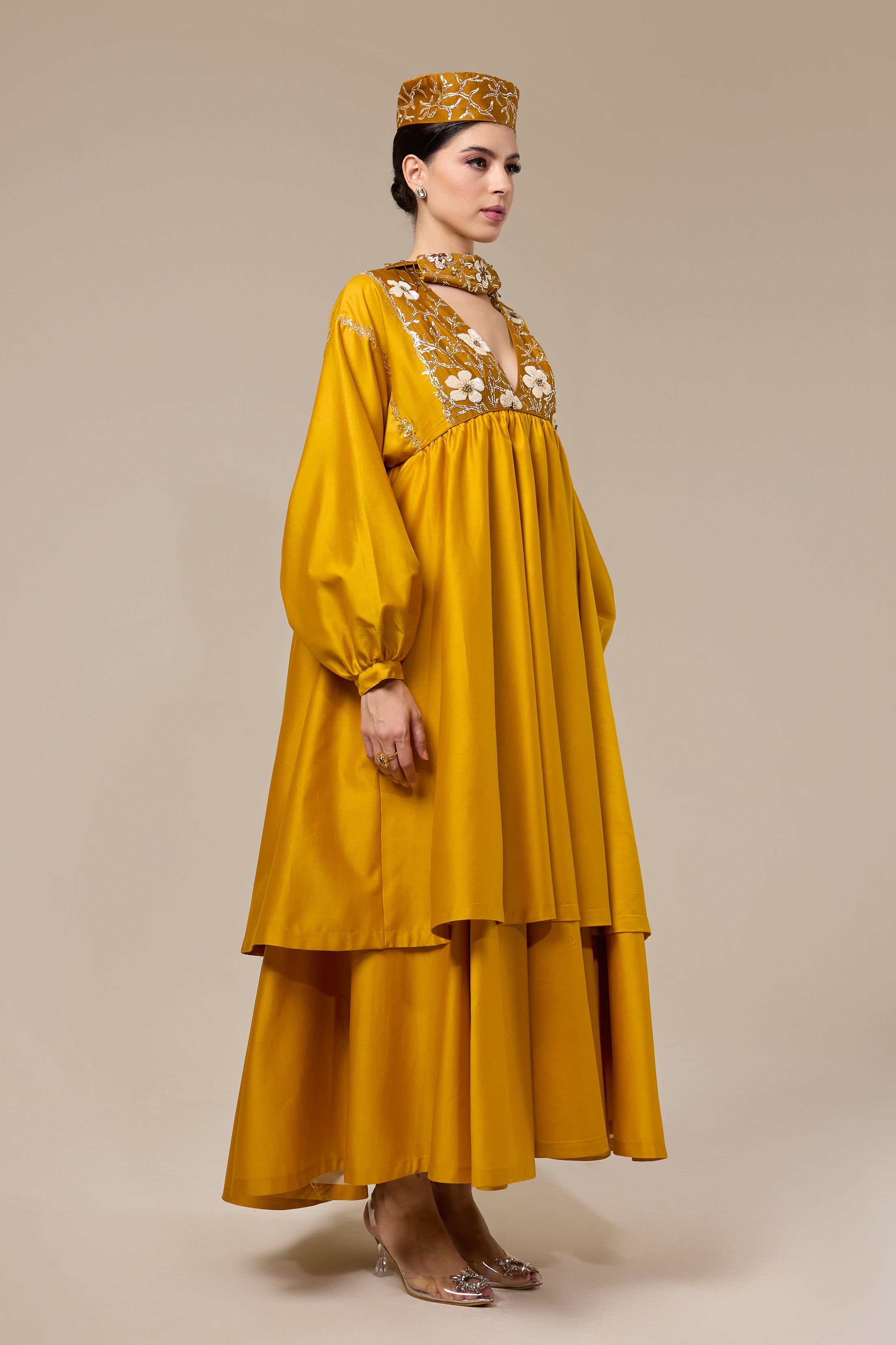 Bloom Mustard Dress
