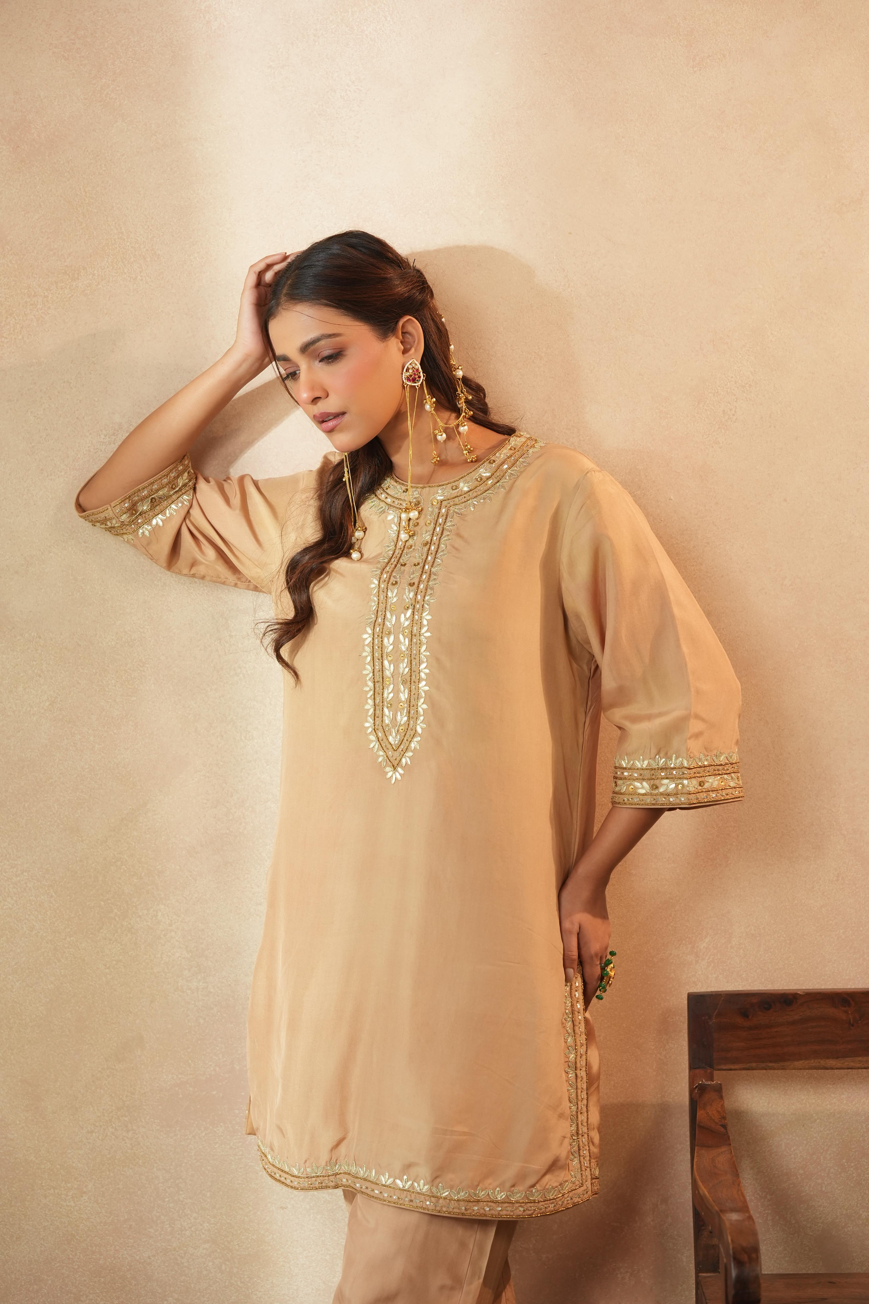 Miral Gota Patti Co-ord Set