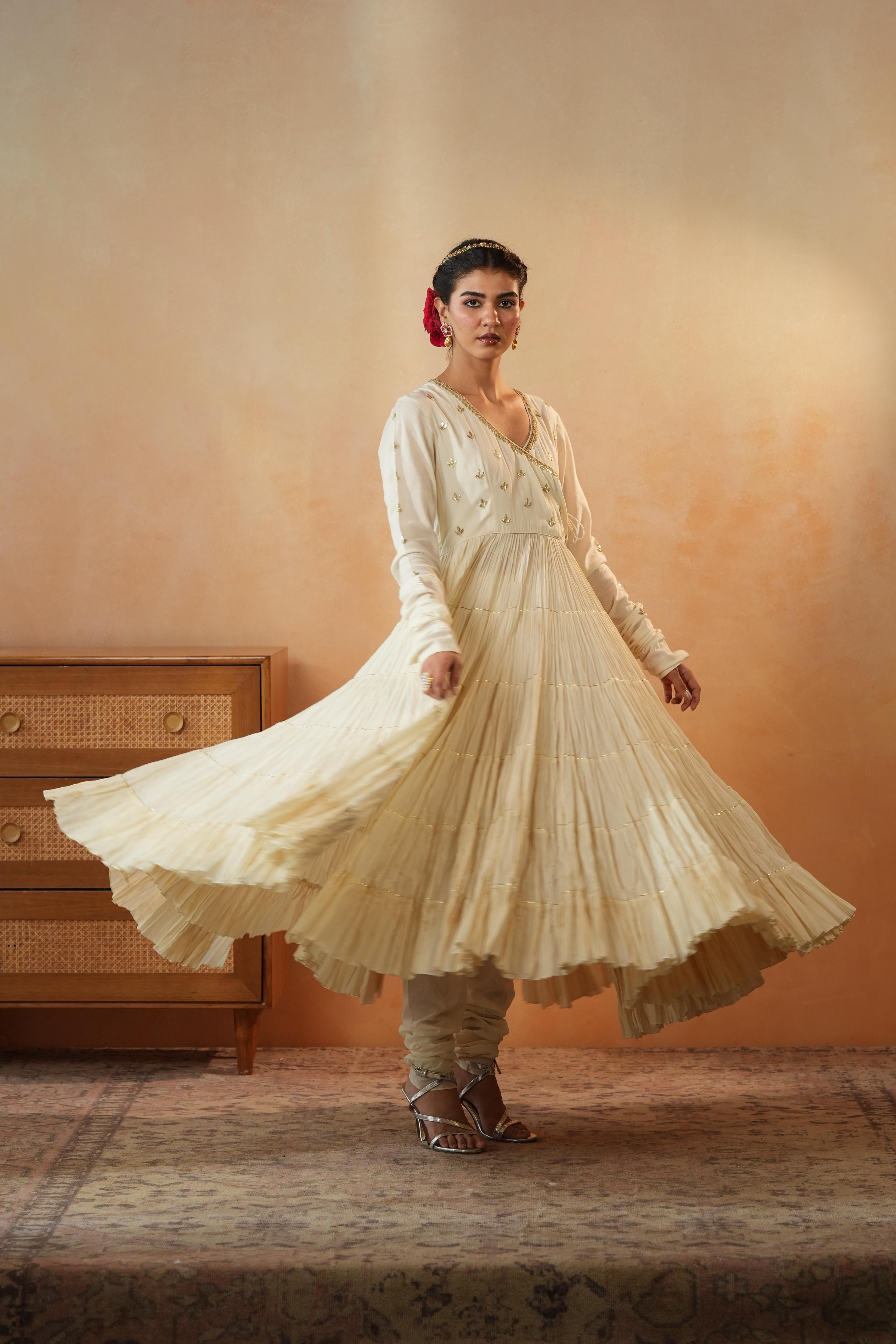 Swara Ivory Anarkali