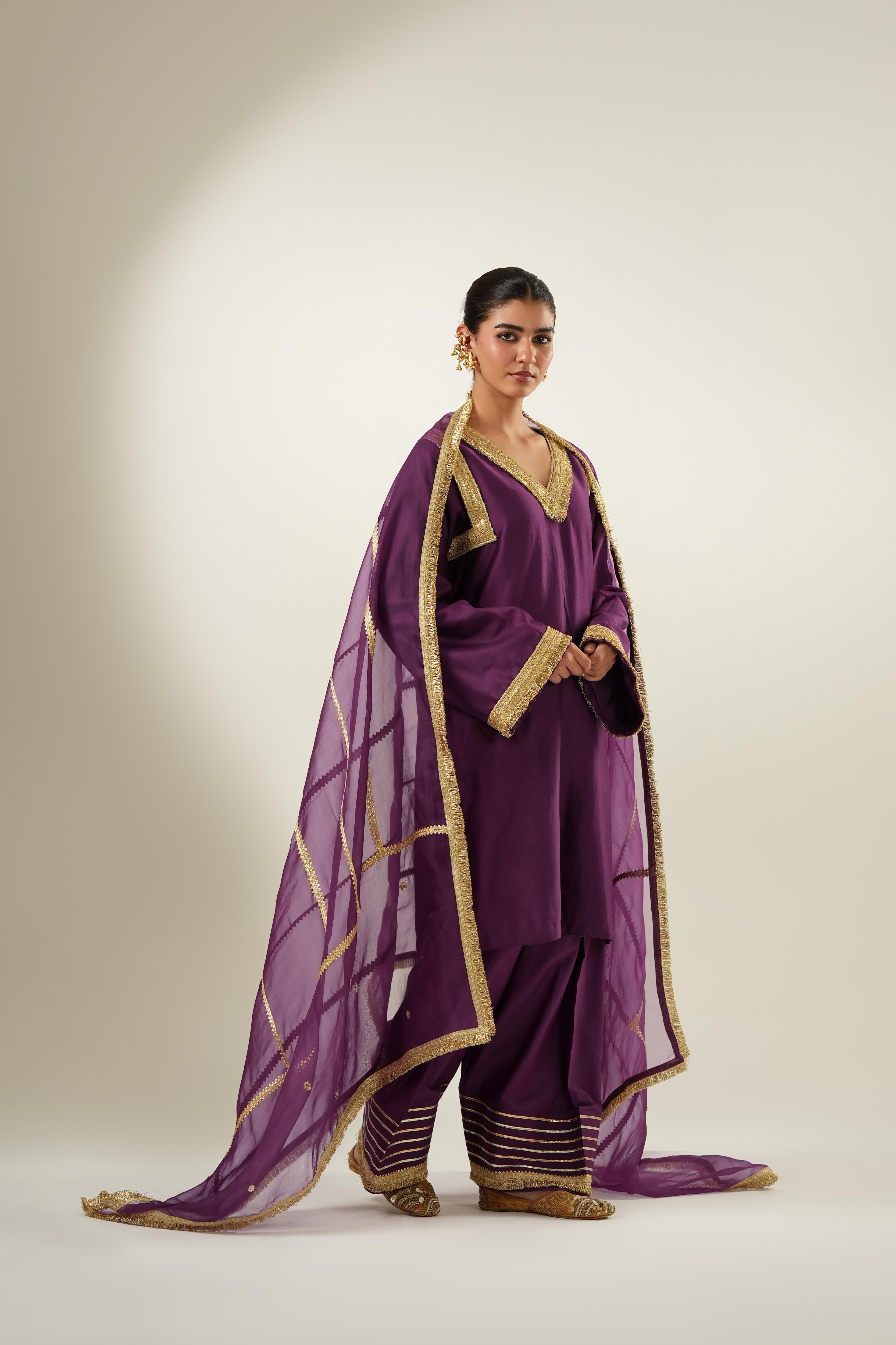 Amira Purple Suit Set