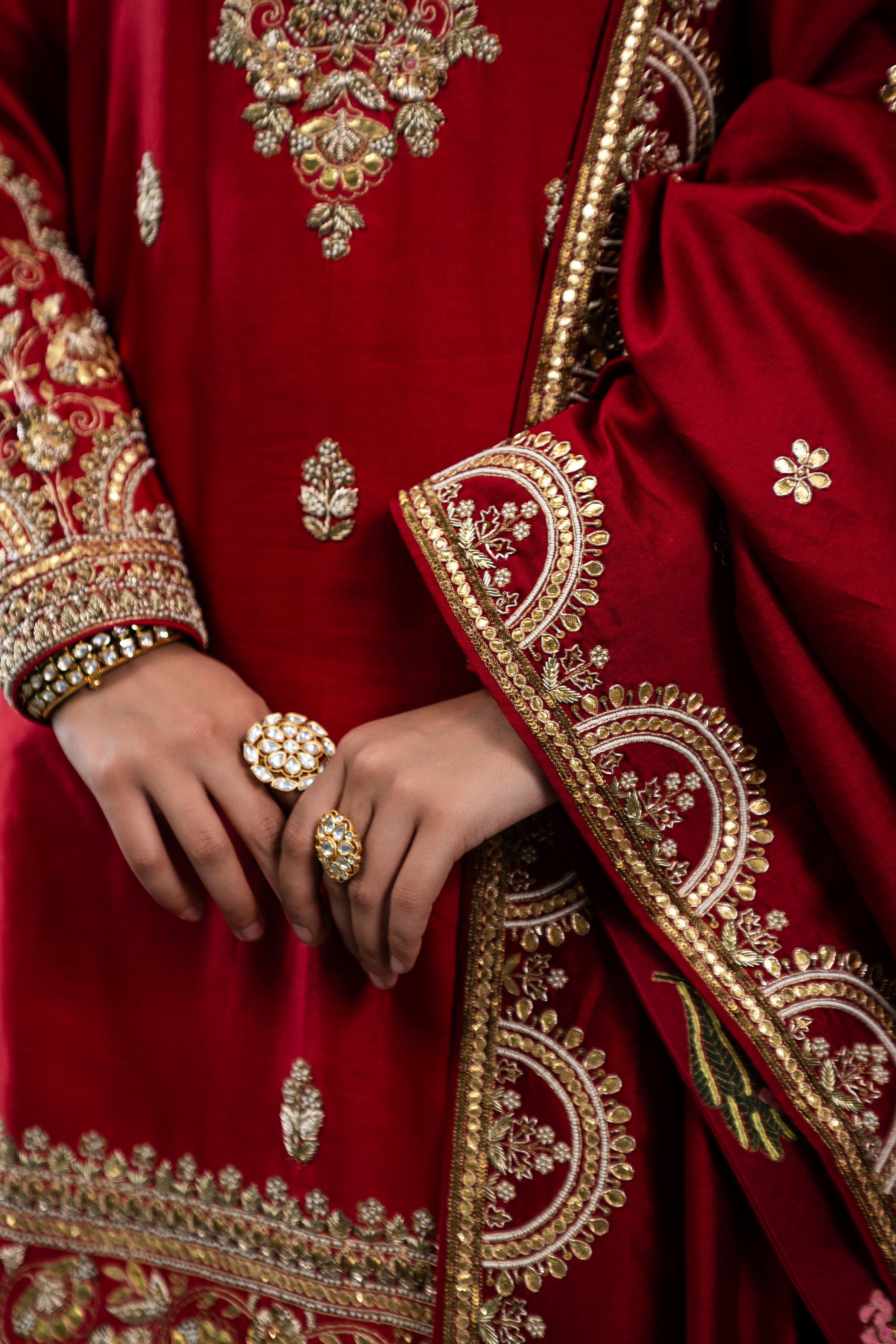 Pakeeza Red Wedding Sharara