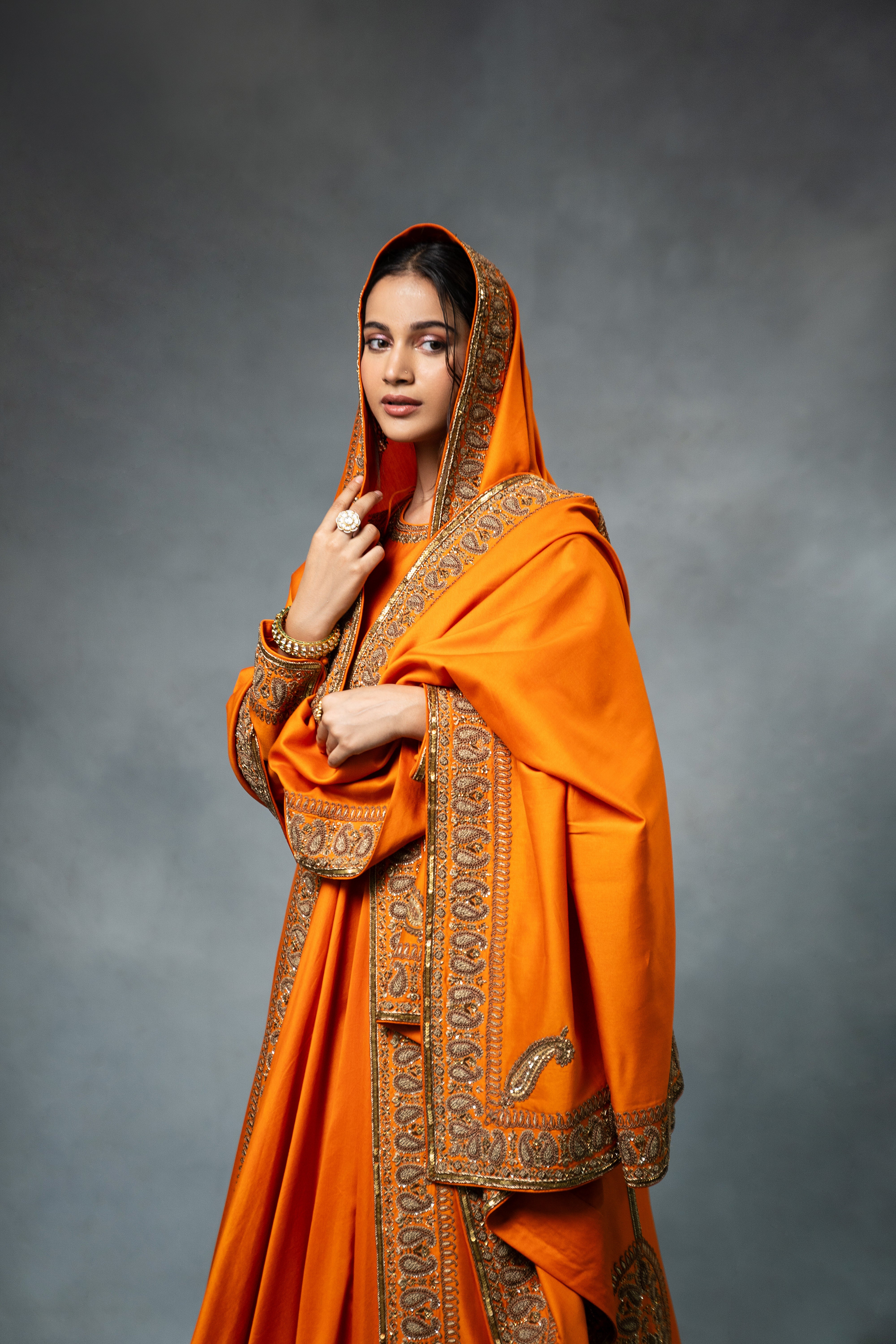 Meher Anarkali With Jacket