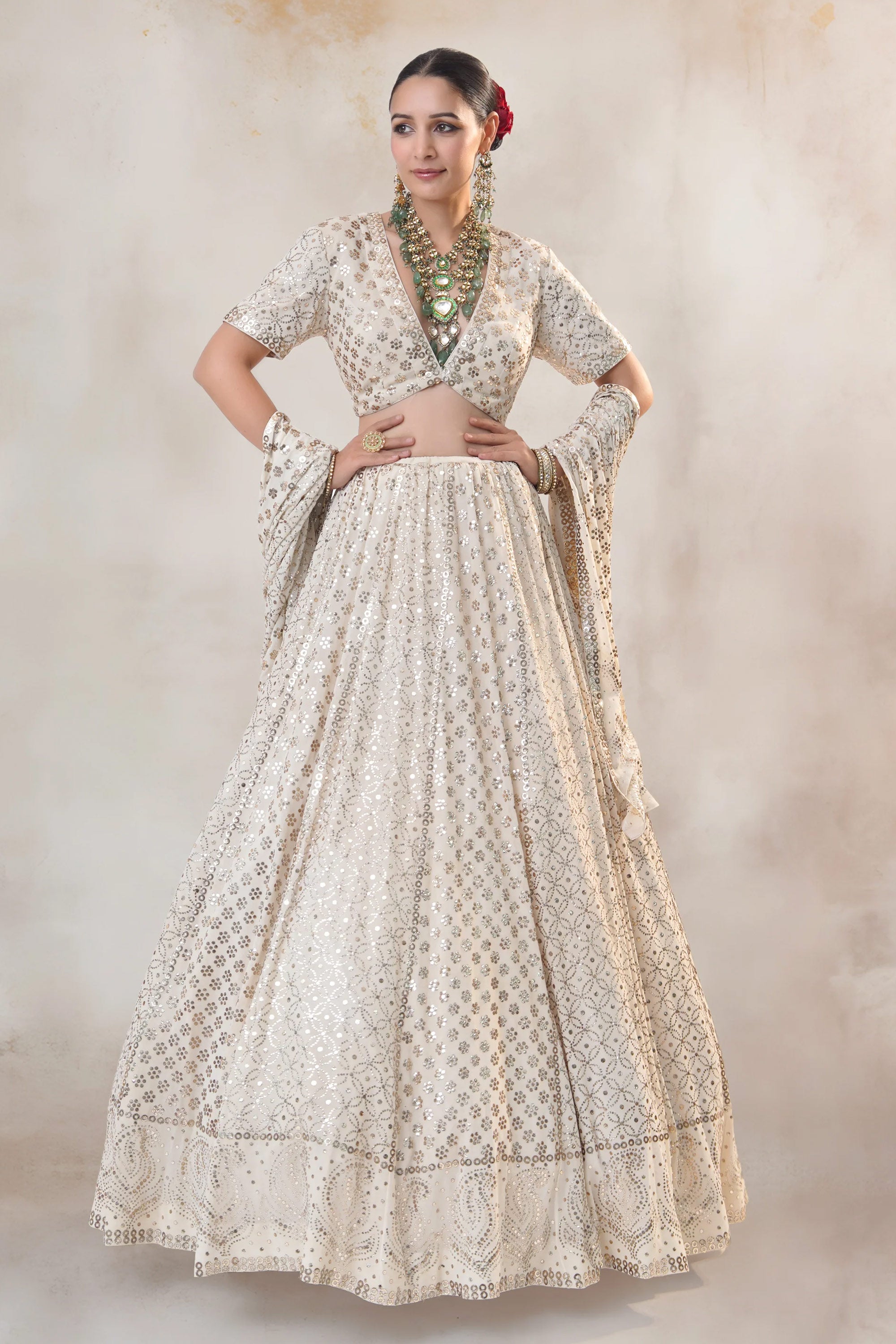 Bhavdeep In Nehmat Wedding Lehenga