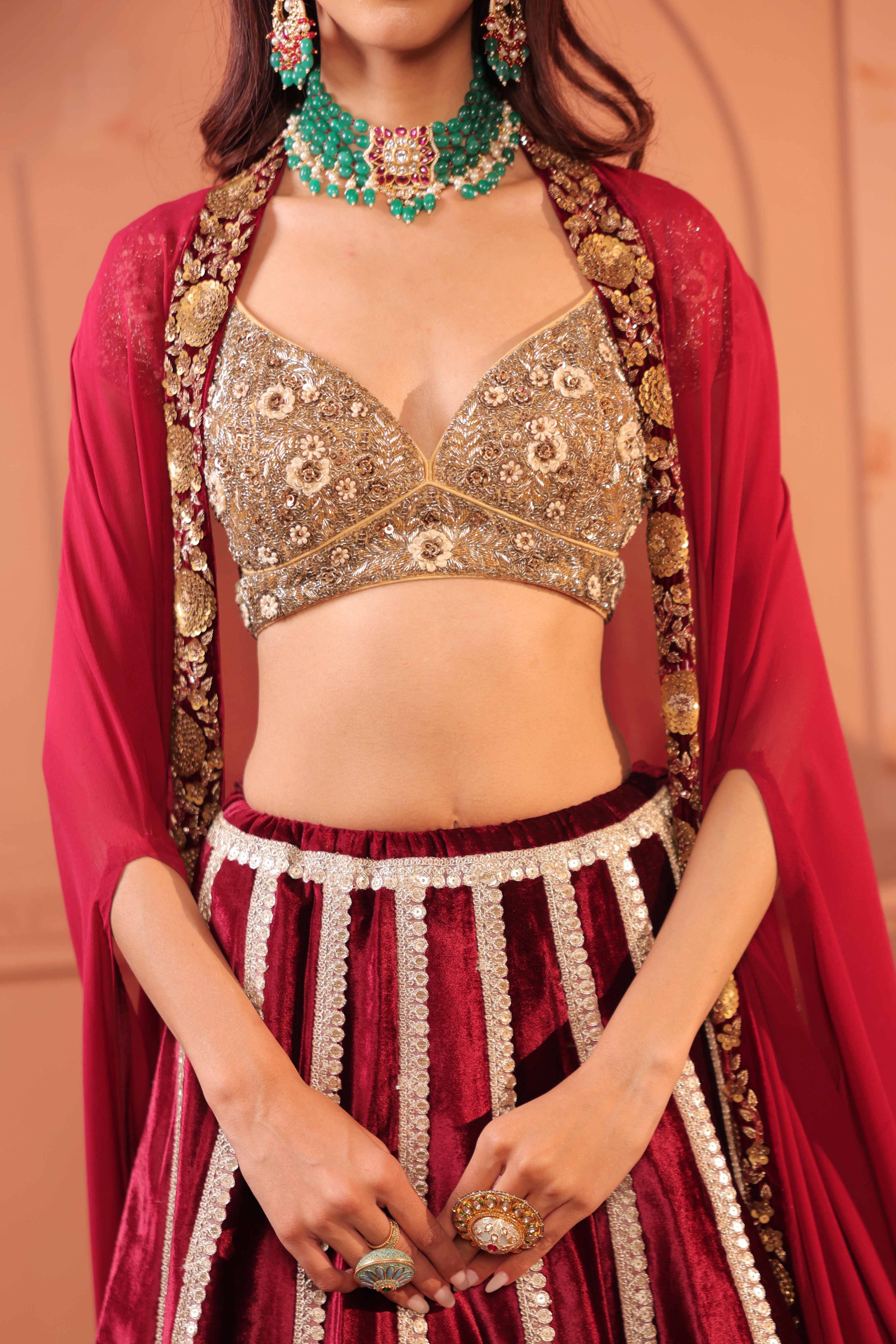 Sana Sajan In Minori Lehenga