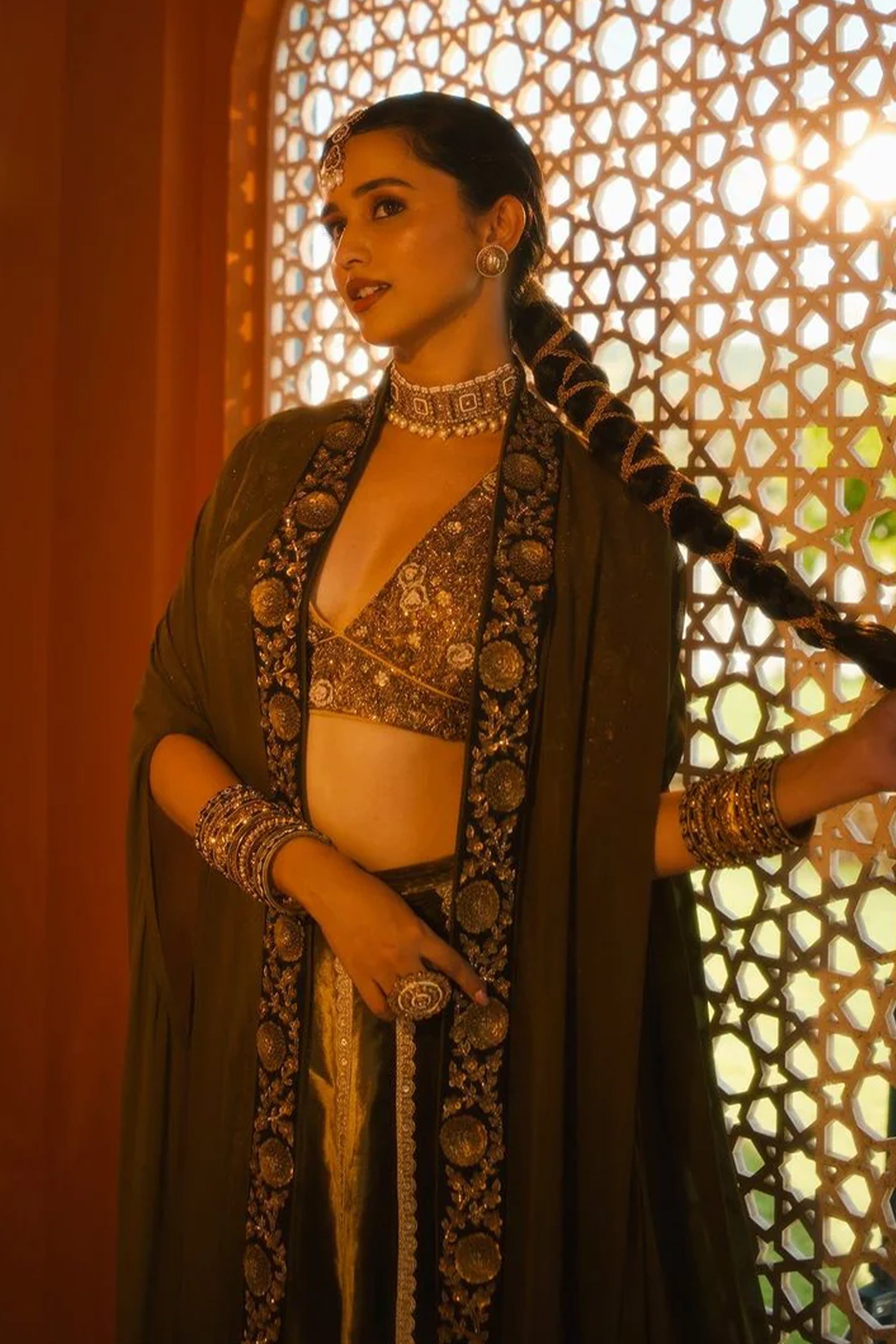 Ankita Chetri In Minori Lehenga