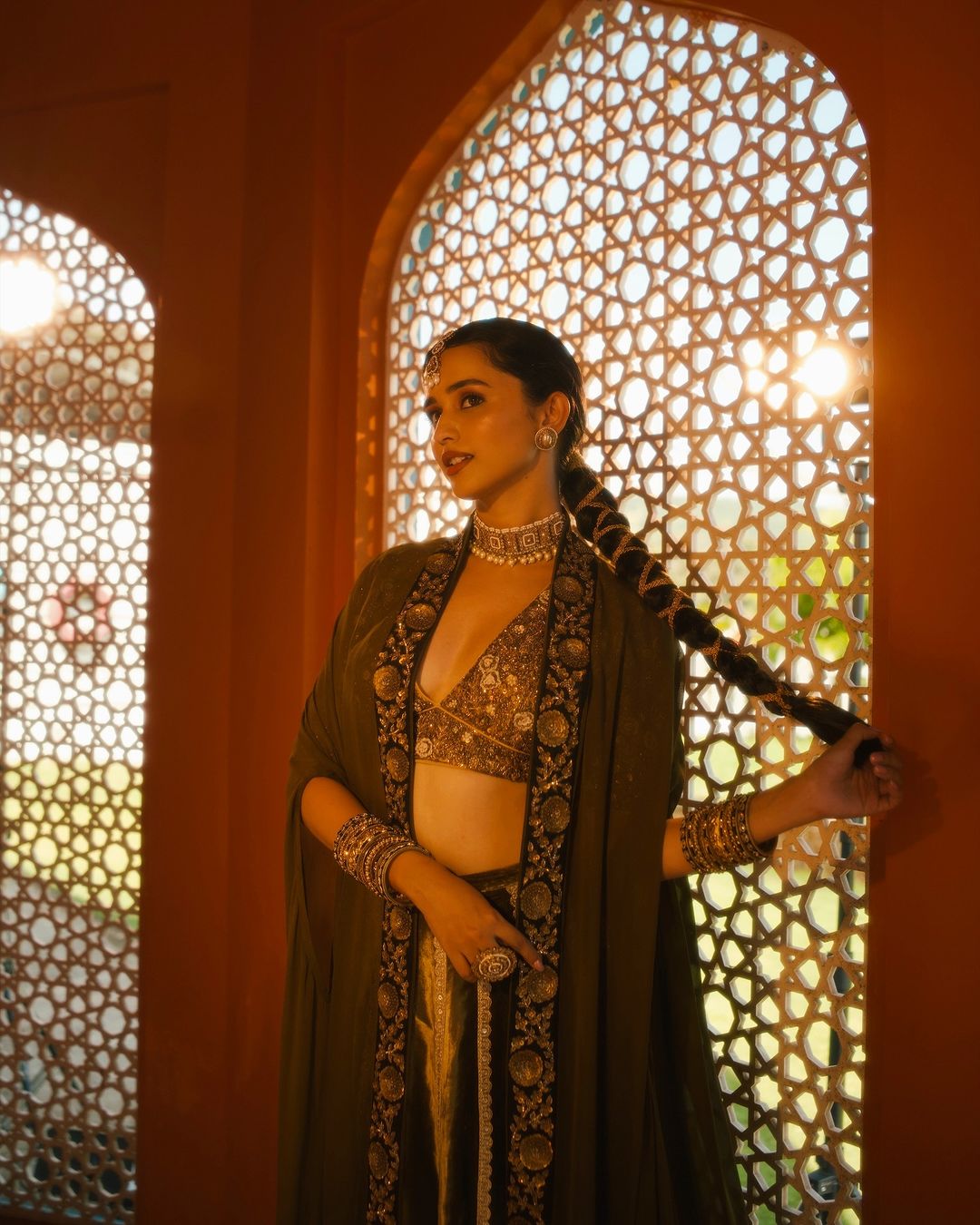 Ankita Chetri In Minori Lehenga